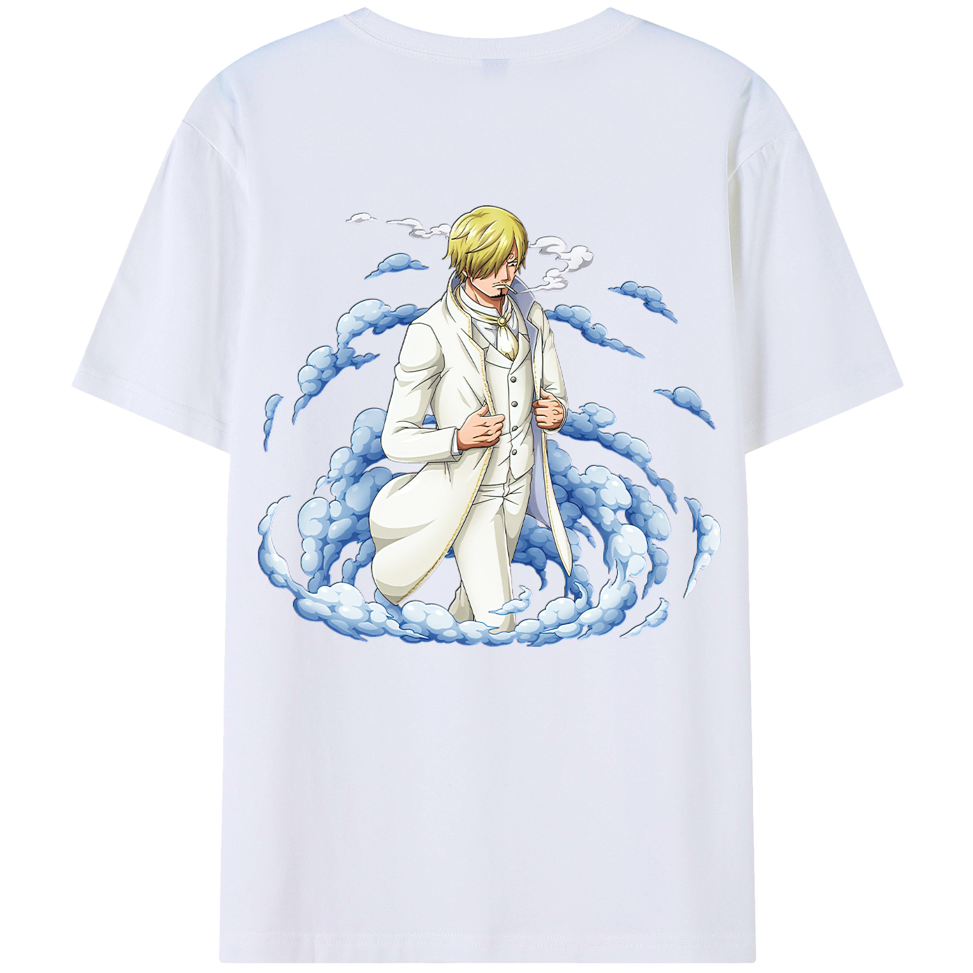 （画像用） ワンピース サンジ ONE PIECE Sanji レディース半袖Tシャツ(バックプリント)