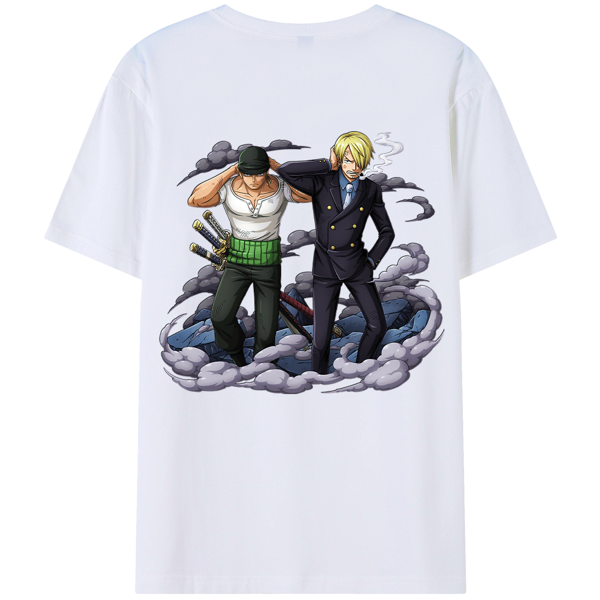 （画像用） ワンピース サンジ ONE PIECE Sanji レディース半袖Tシャツ(バックプリント)