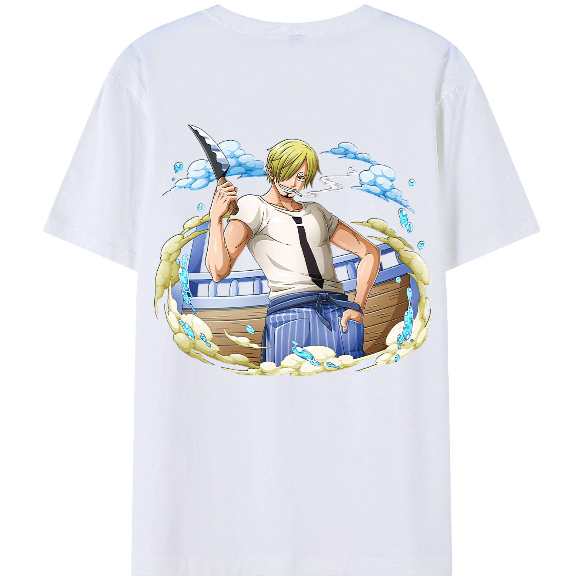 （画像用） ワンピース サンジ ONE PIECE Sanji レディース半袖Tシャツ(バックプリント)