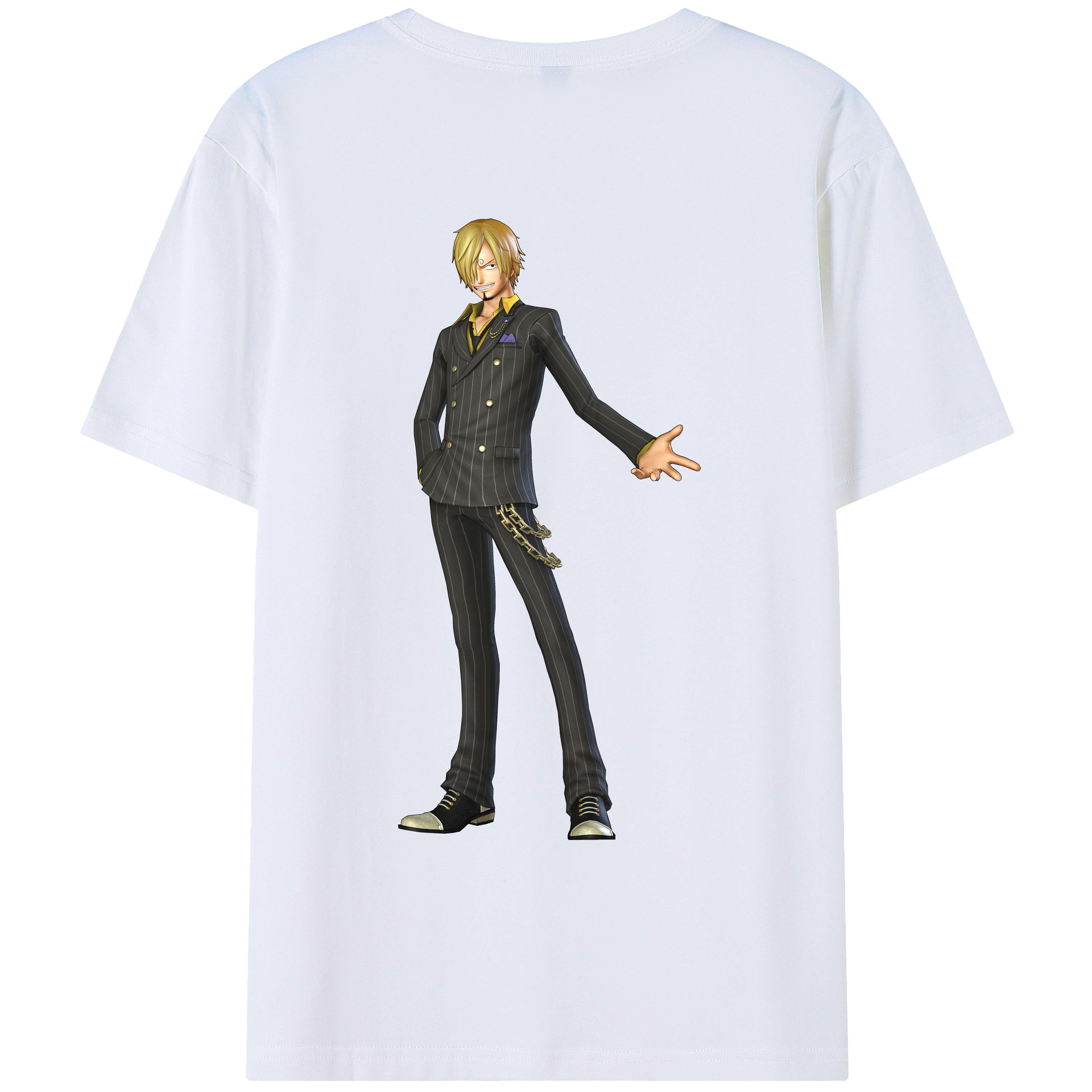 （画像用） ワンピース サンジ ONE PIECE Sanji レディース半袖Tシャツ(バックプリント)