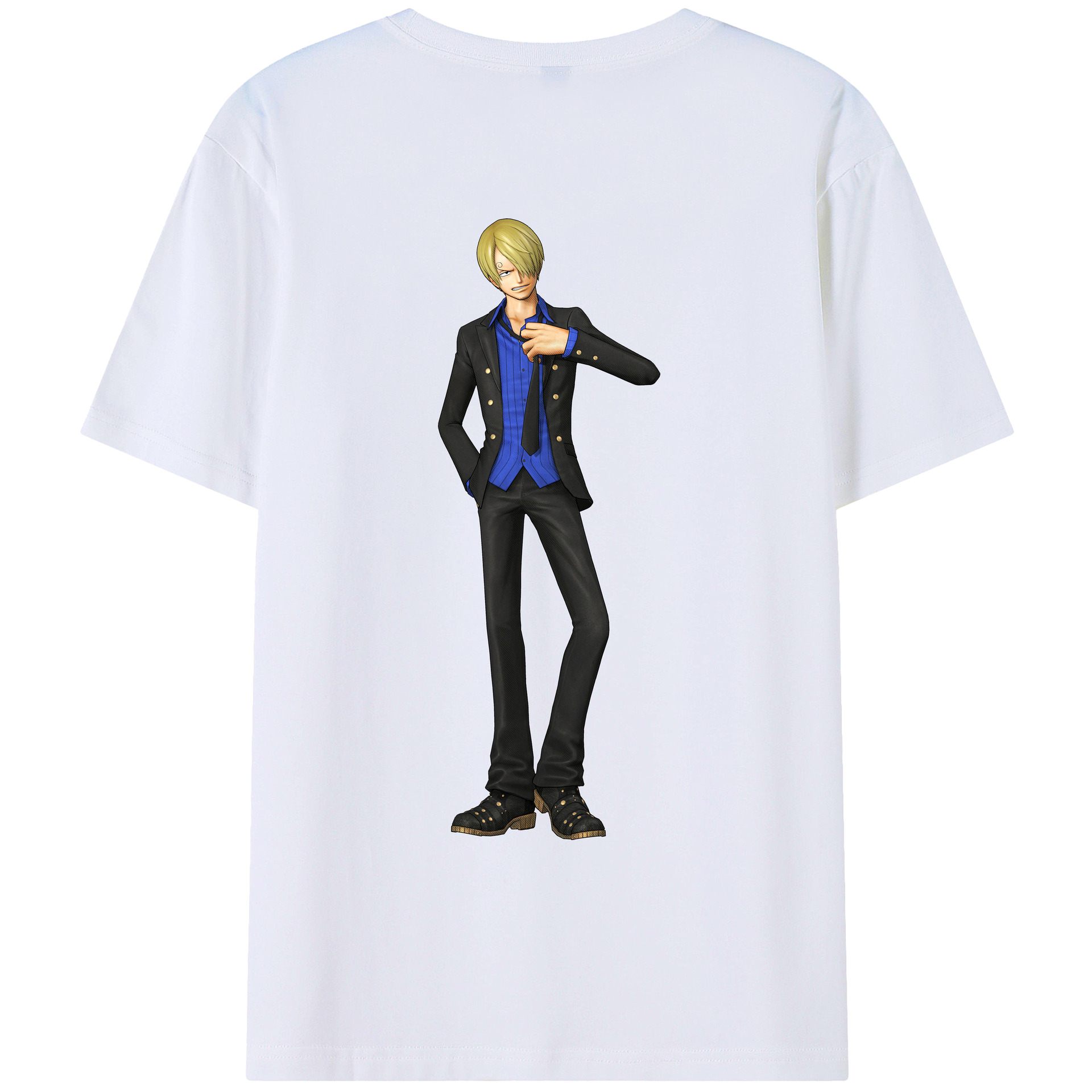 （画像用） ワンピース サンジ ONE PIECE Sanji レディース半袖Tシャツ(バックプリント)