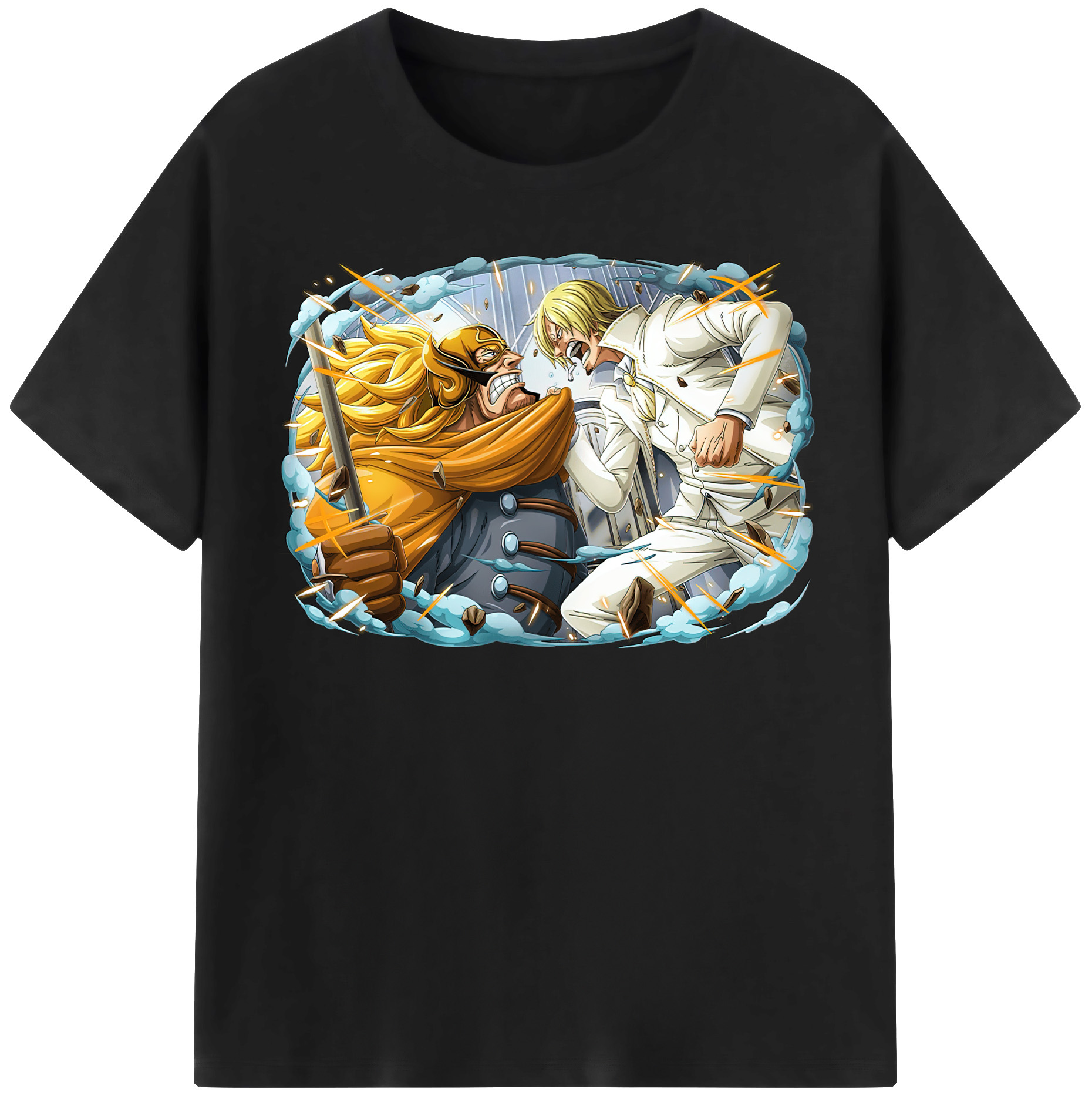 （画像用） ワンピース サンジ ONE PIECE Sanji レディースカジュアルプリントTシャツ（綿100％）