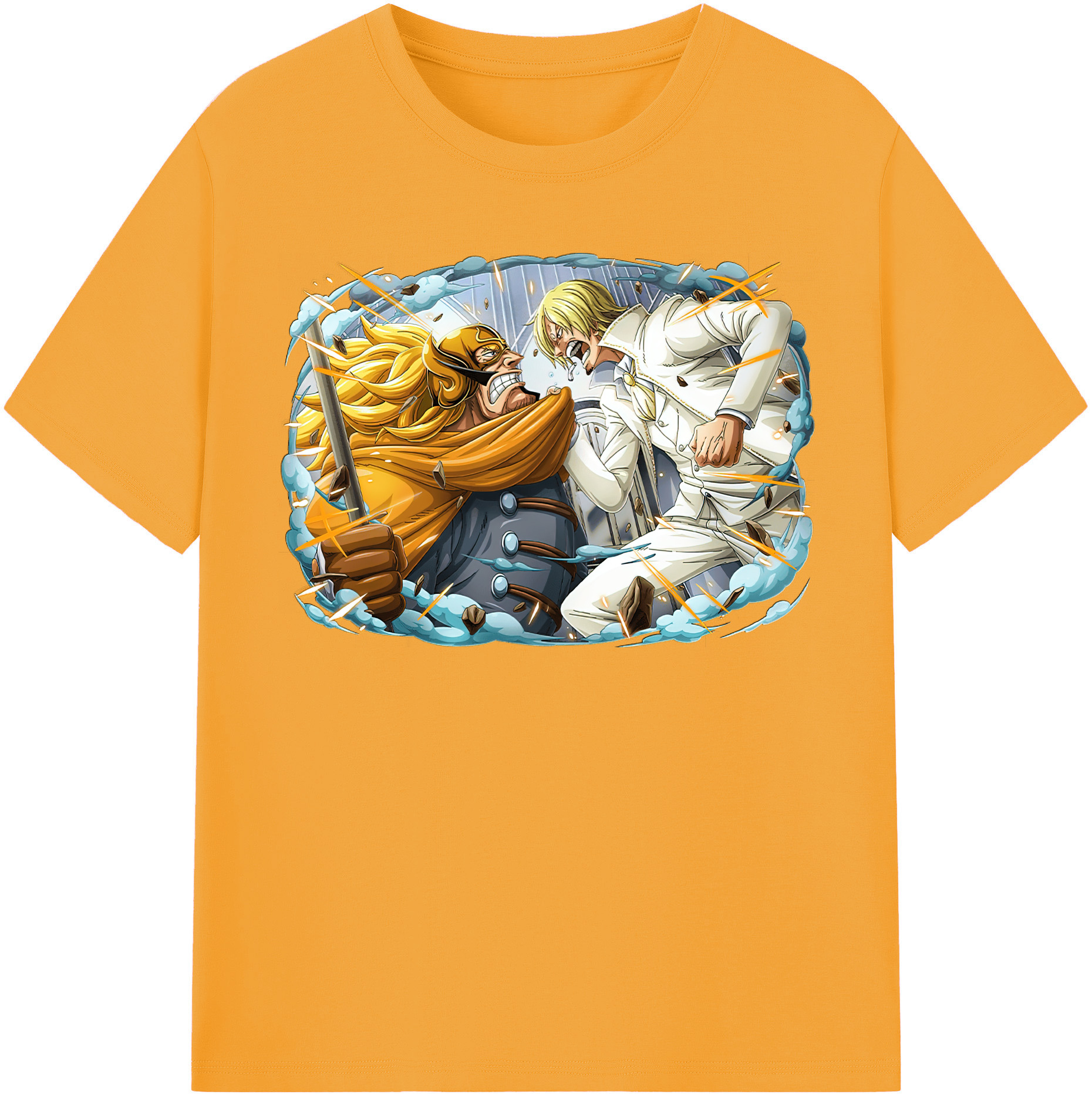 （画像用） ワンピース サンジ ONE PIECE Sanji レディースカジュアルプリントTシャツ（綿100％）