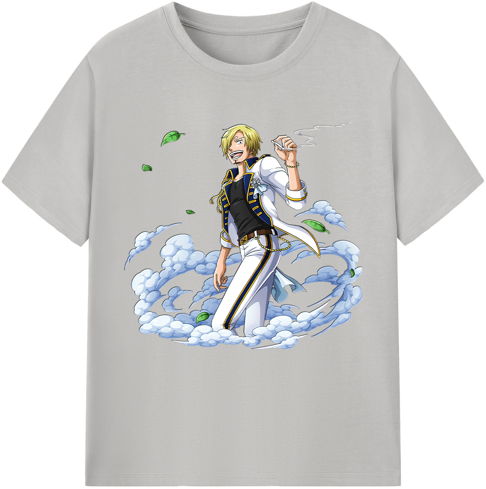 （画像用） ワンピース サンジ ONE PIECE Sanji レディースカジュアルプリントTシャツ（綿100％）