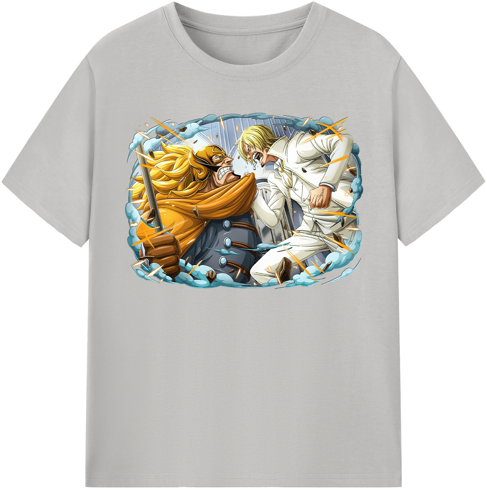 （画像用） ワンピース サンジ ONE PIECE Sanji レディースカジュアルプリントTシャツ（綿100％）