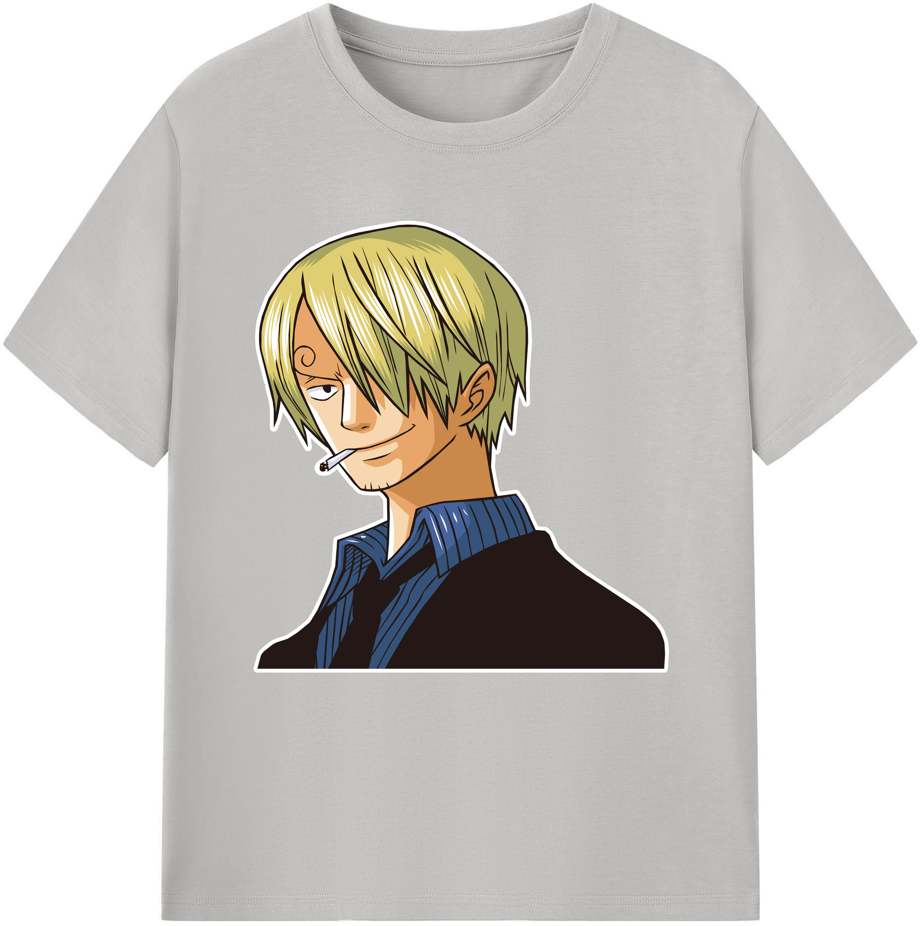 （画像用） ワンピース サンジ ONE PIECE Sanji レディースカジュアルプリントTシャツ（綿100％）