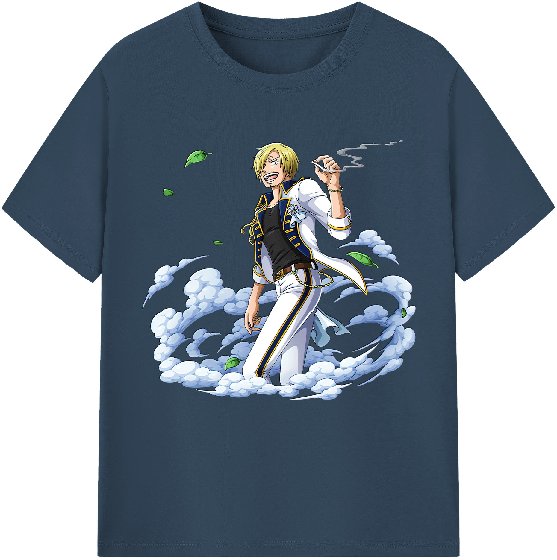 （画像用） ワンピース サンジ ONE PIECE Sanji レディースカジュアルプリントTシャツ（綿100％）