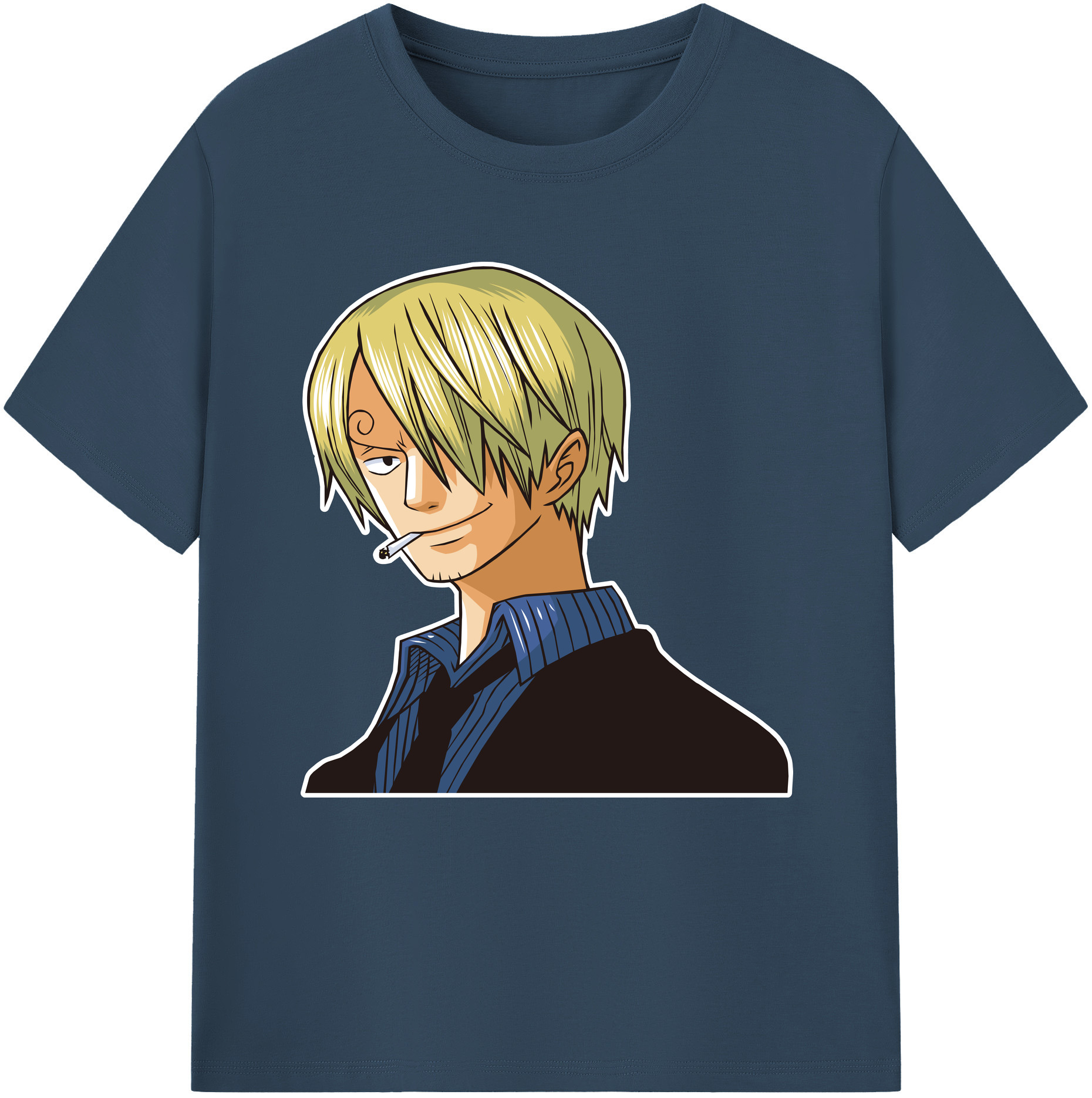 （画像用） ワンピース サンジ ONE PIECE Sanji レディースカジュアルプリントTシャツ（綿100％）
