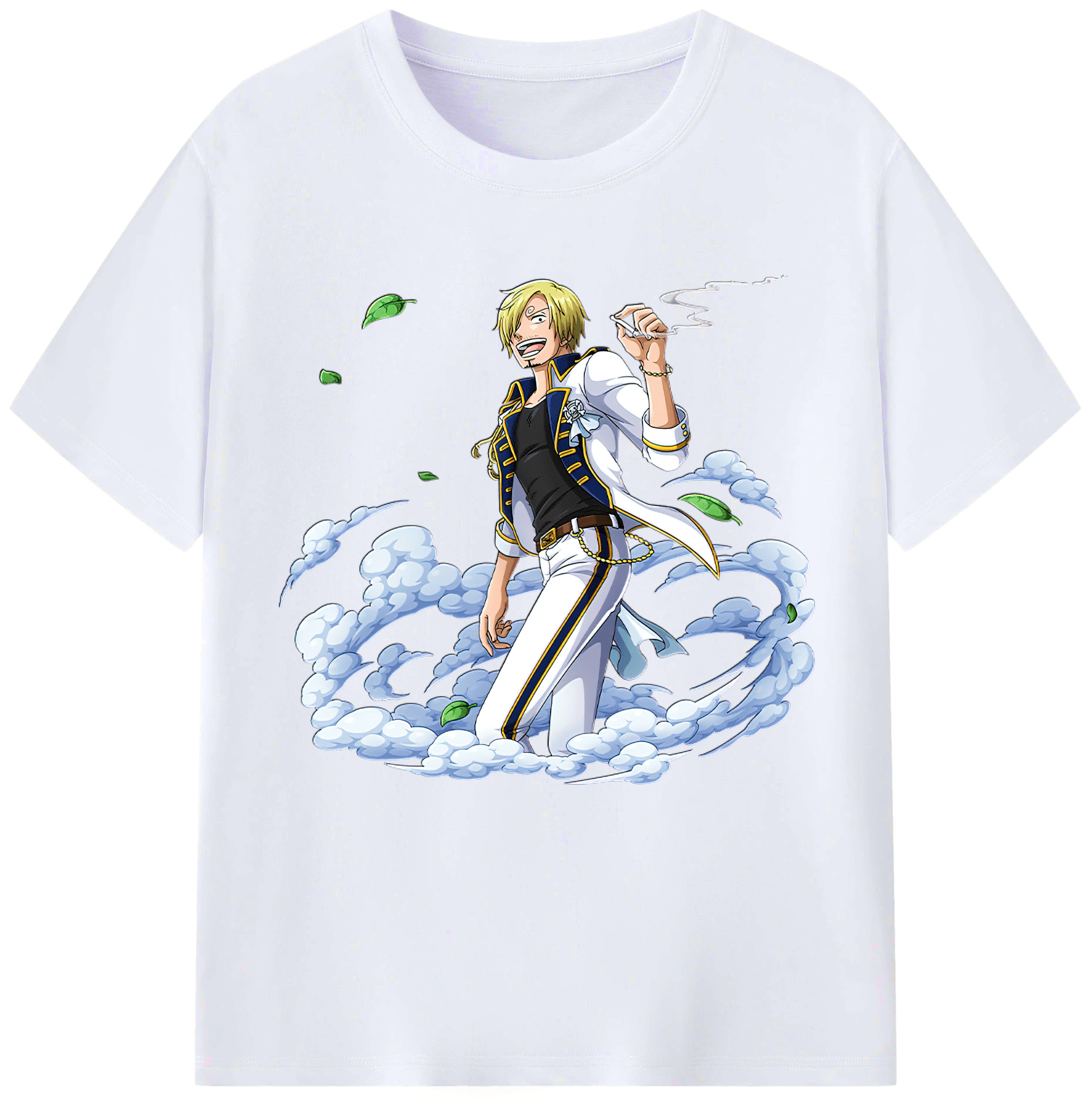（画像用） ワンピース サンジ ONE PIECE Sanji レディースカジュアルプリントTシャツ（綿100％）