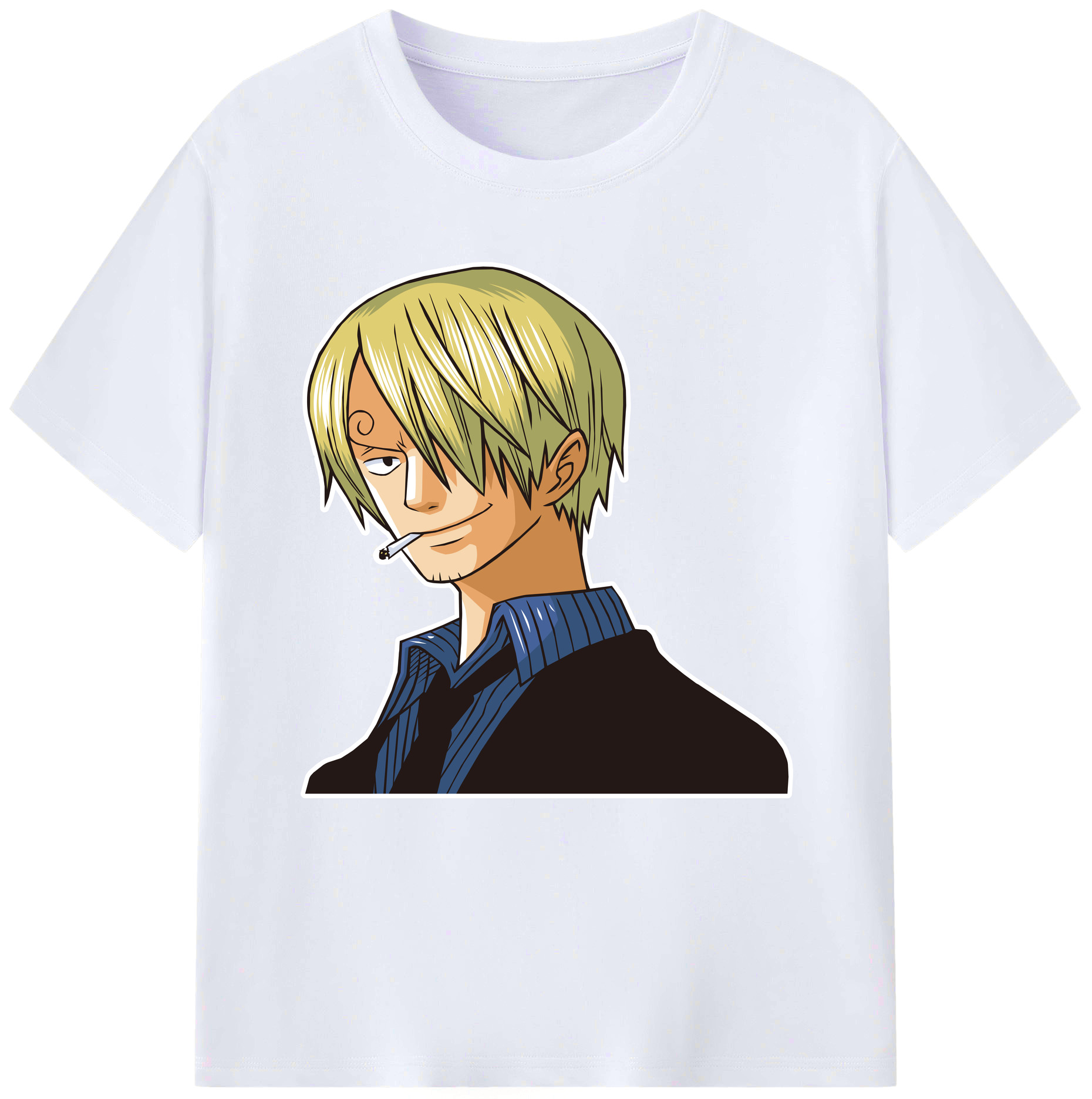 （画像用） ワンピース サンジ ONE PIECE Sanji レディースカジュアルプリントTシャツ（綿100％）