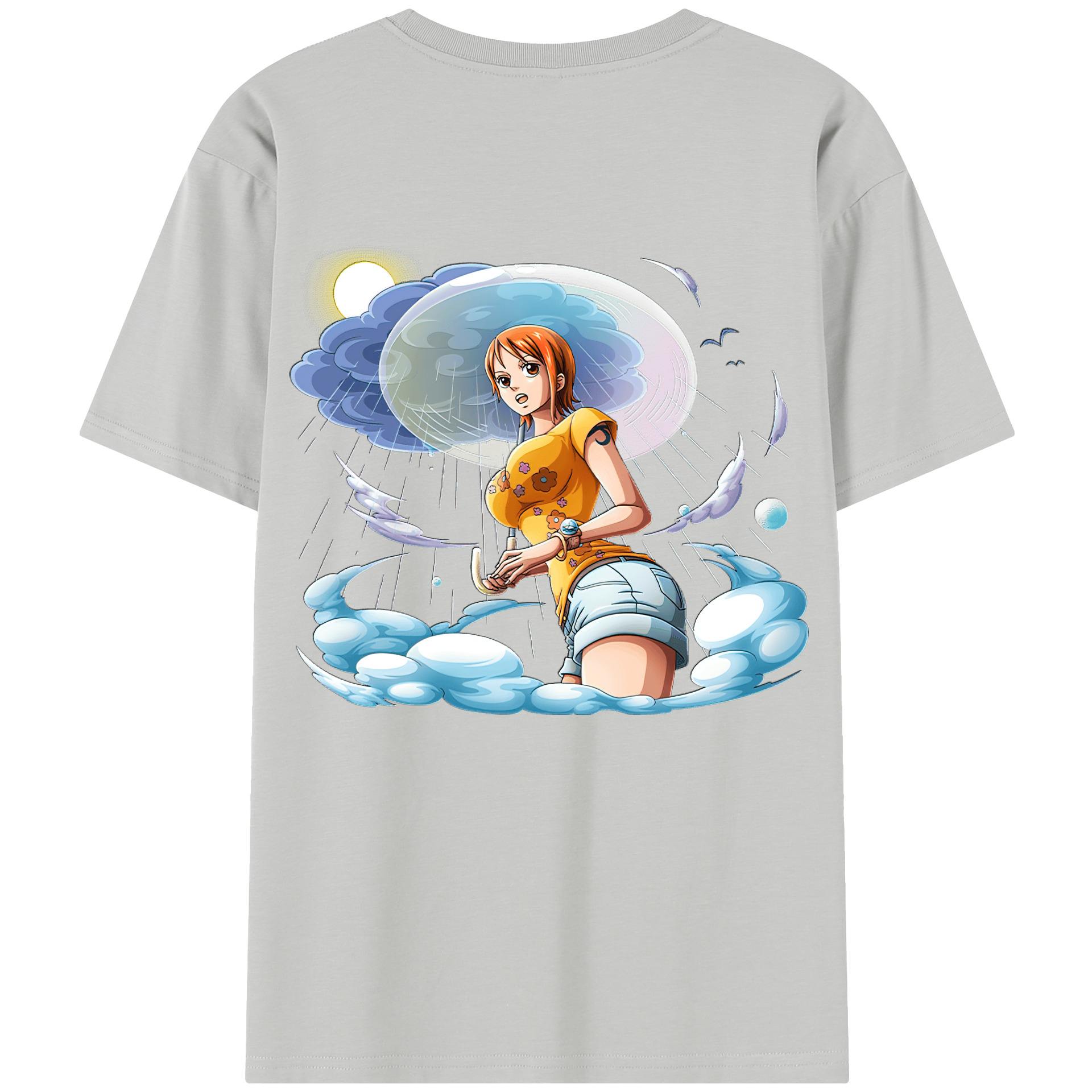 （画像用） ワンピース ナミ ONE PIECE Nami レディース半袖Tシャツ(バックプリント)