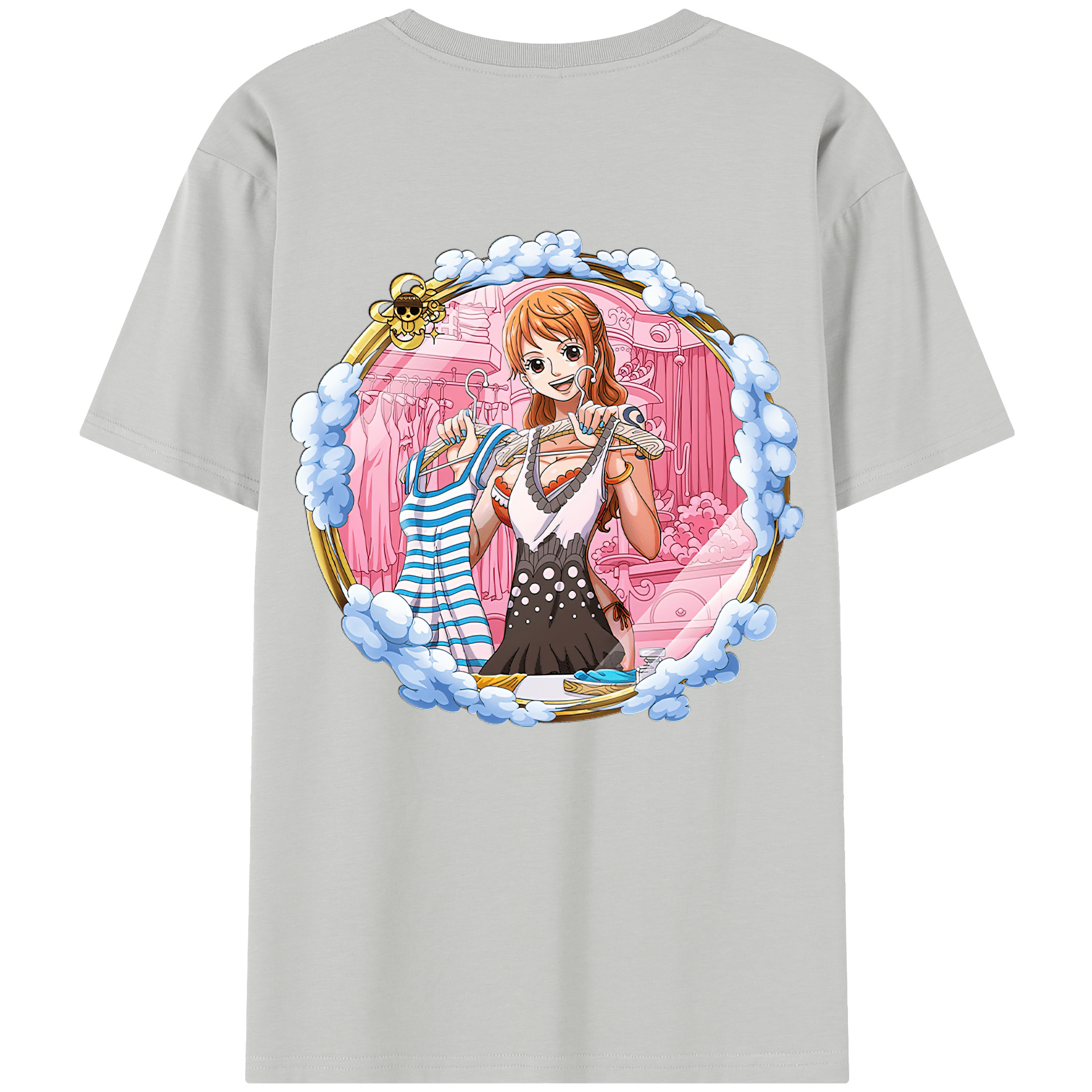 （画像用） ワンピース ナミ ONE PIECE Nami レディース半袖Tシャツ(バックプリント)