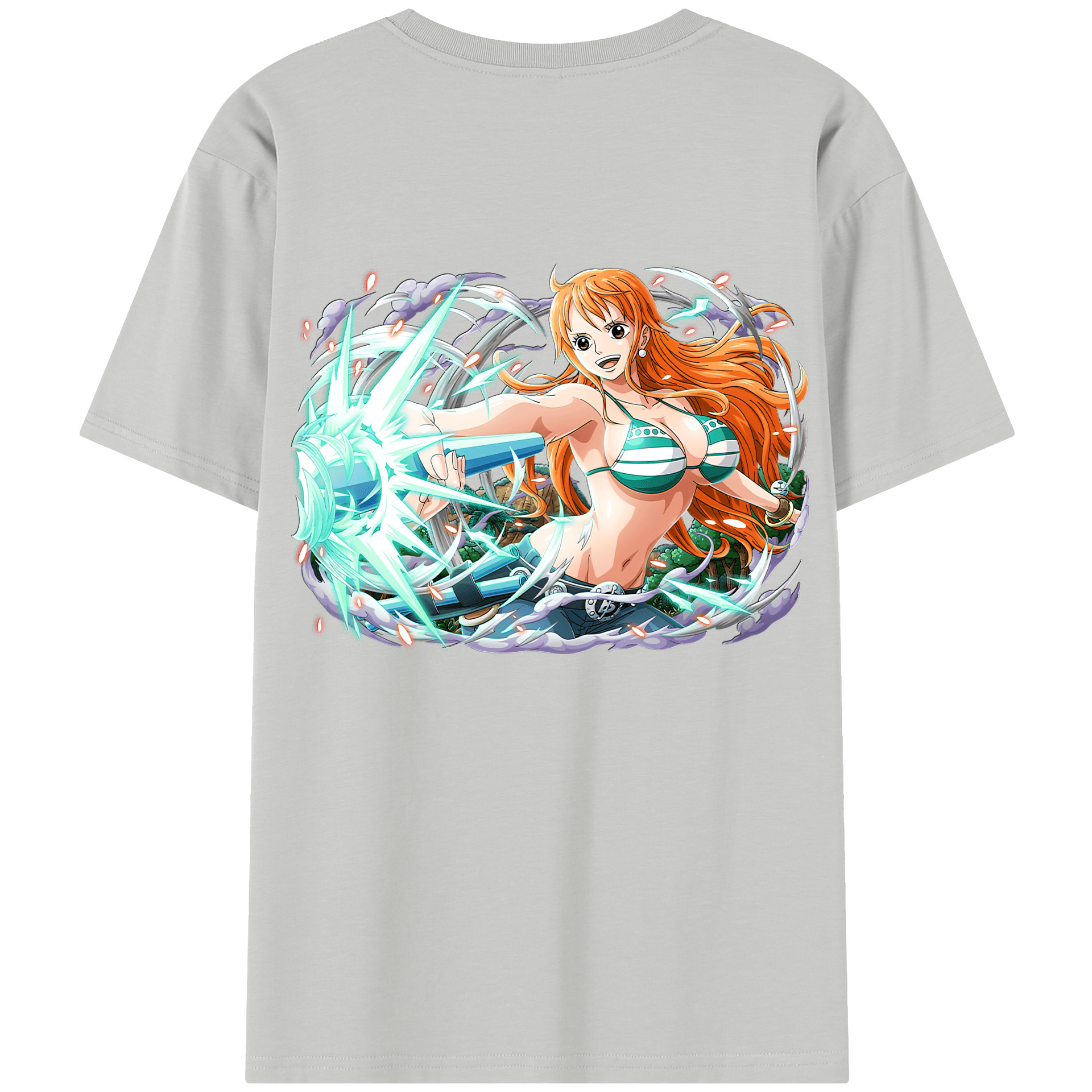 （画像用） ワンピース ナミ ONE PIECE Nami レディース半袖Tシャツ(バックプリント)