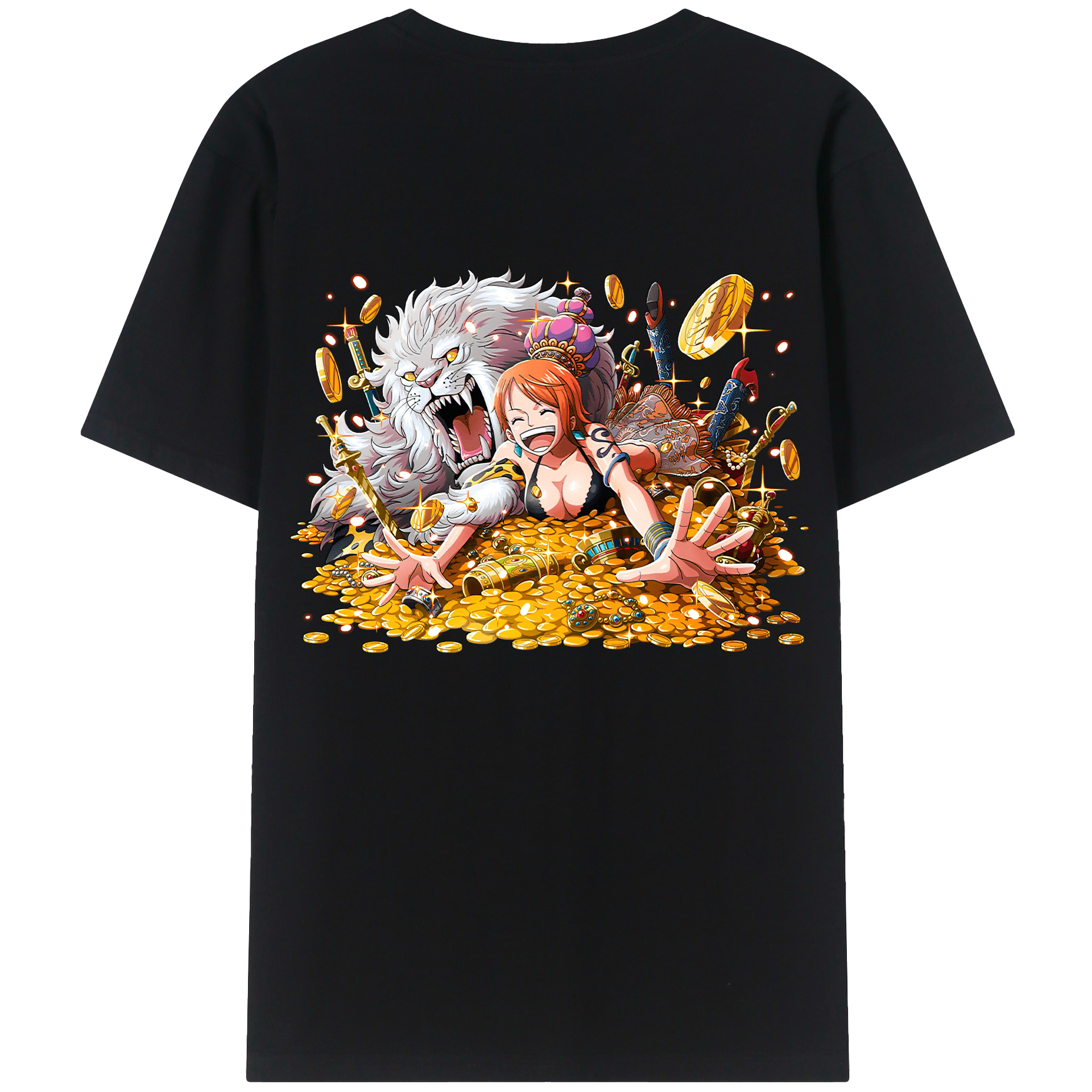 （画像用） ワンピース ナミ ONE PIECE Nami レディース半袖Tシャツ(バックプリント)