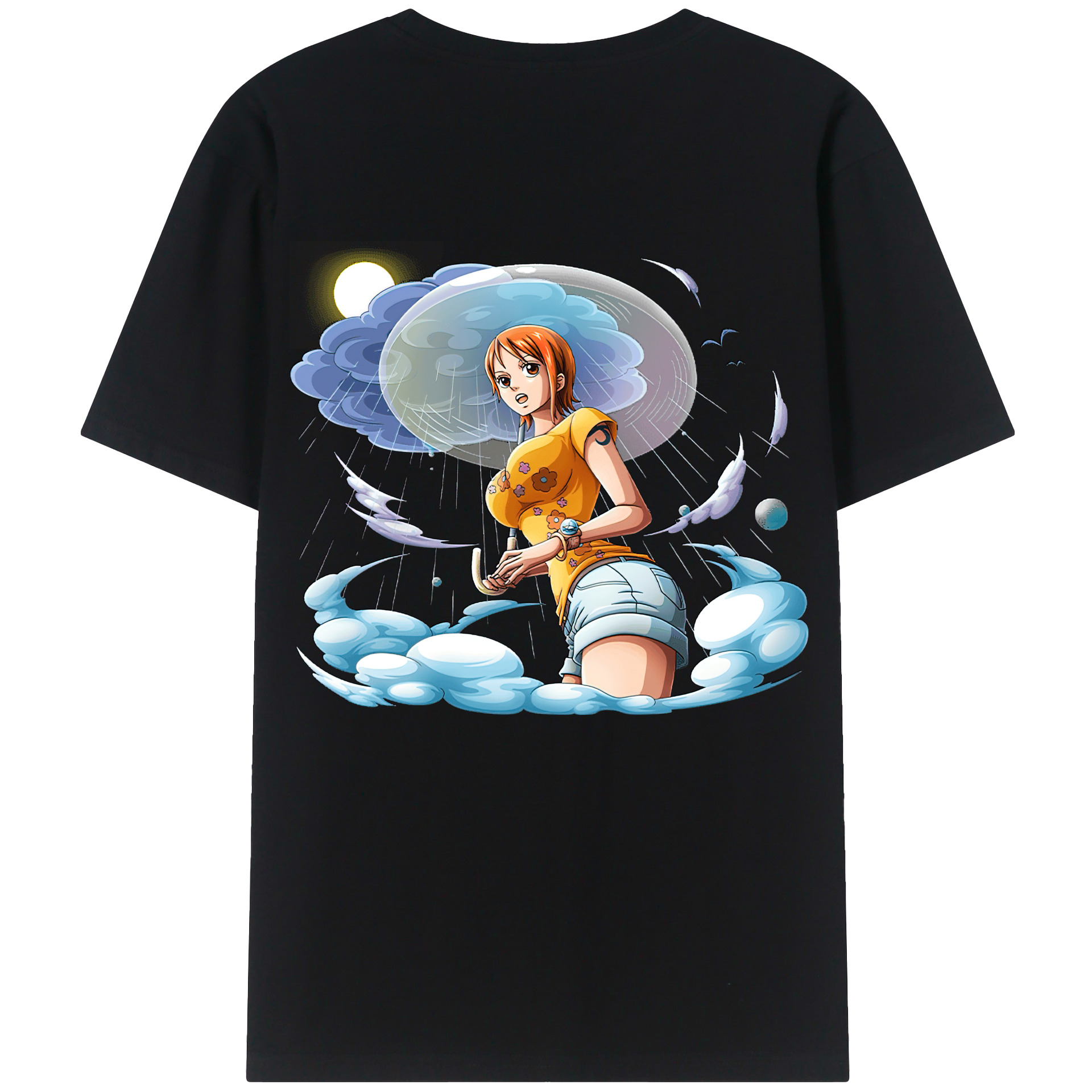 （画像用） ワンピース ナミ ONE PIECE Nami レディース半袖Tシャツ(バックプリント)
