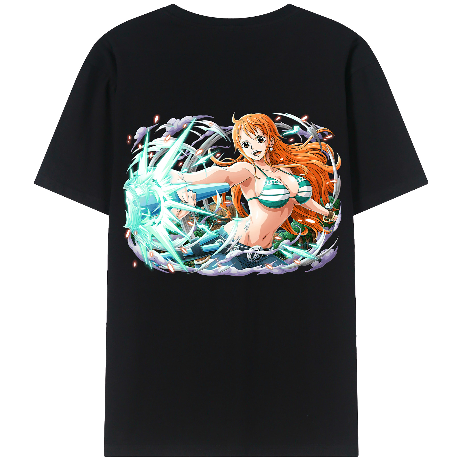 （画像用） ワンピース ナミ ONE PIECE Nami レディース半袖Tシャツ(バックプリント)