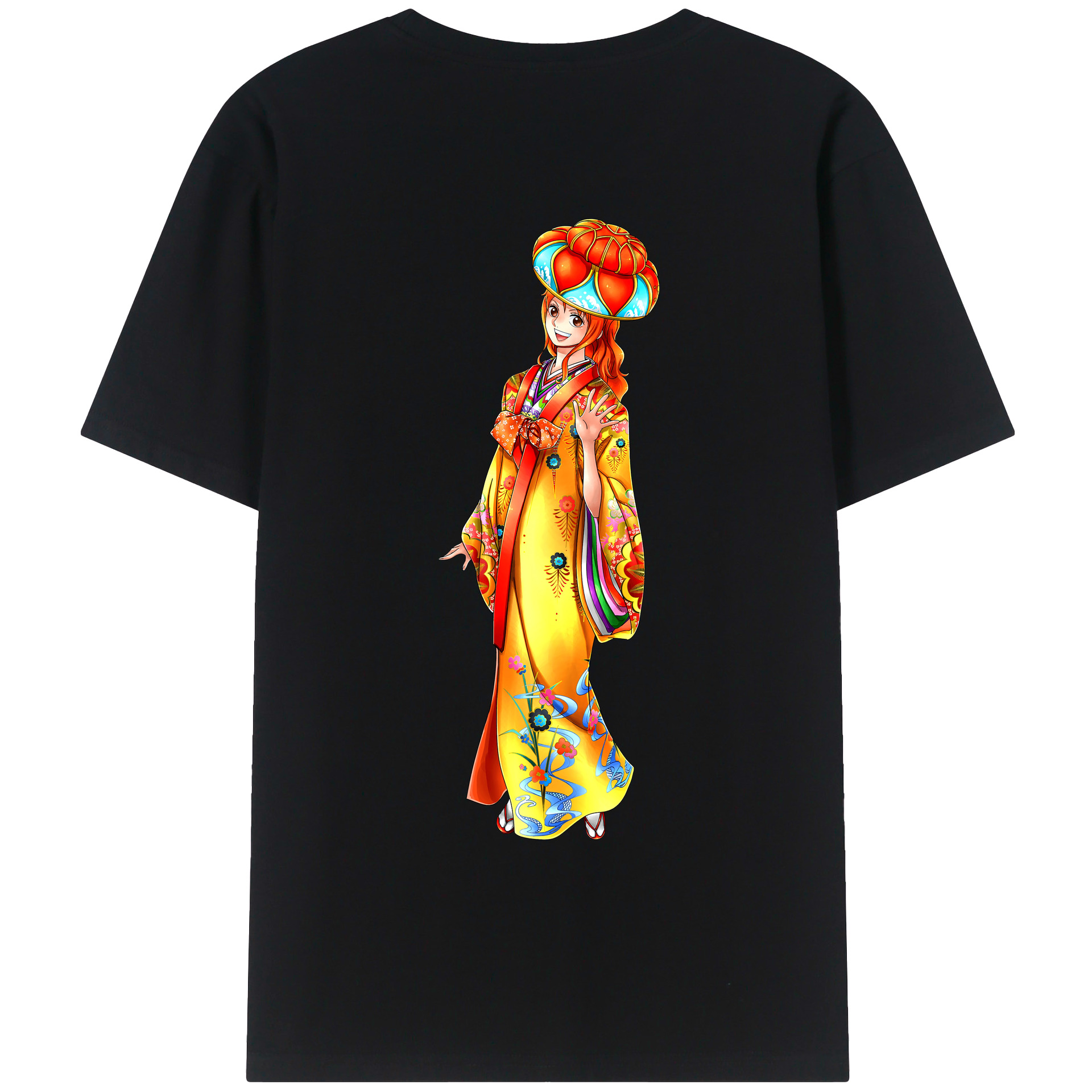 ワンピース ナミ ONE PIECE Nami レディース半袖Tシャツ(バックプリント)