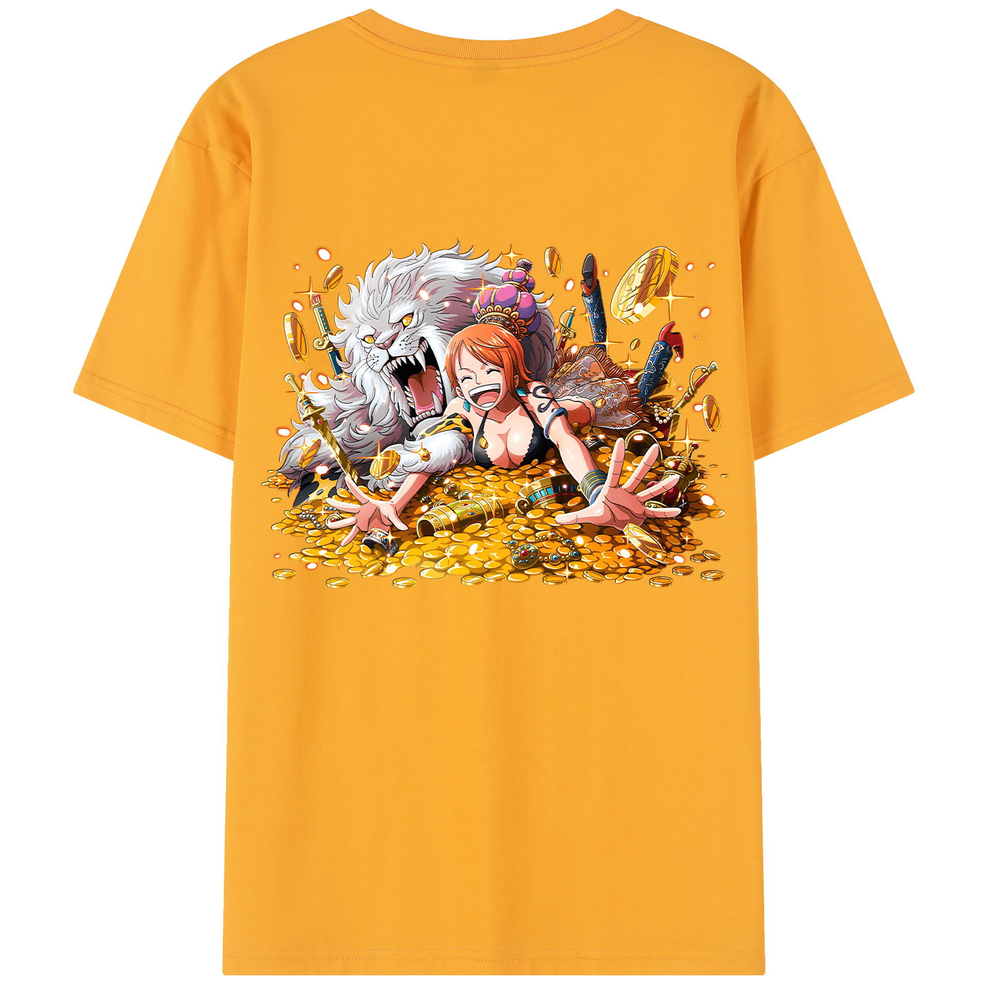 （画像用） ワンピース ナミ ONE PIECE Nami レディース半袖Tシャツ(バックプリント)