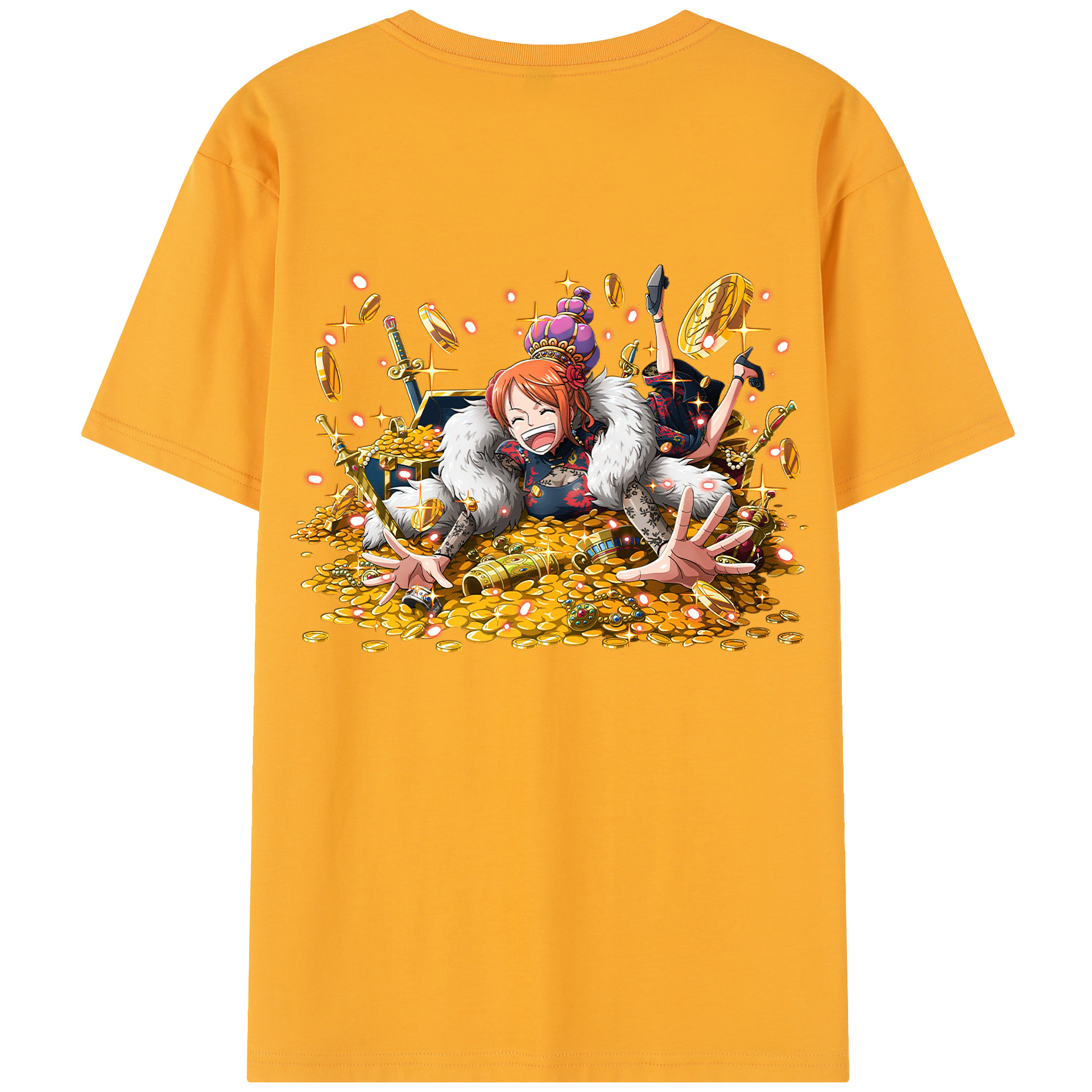 （画像用） ワンピース ナミ ONE PIECE Nami レディース半袖Tシャツ(バックプリント)