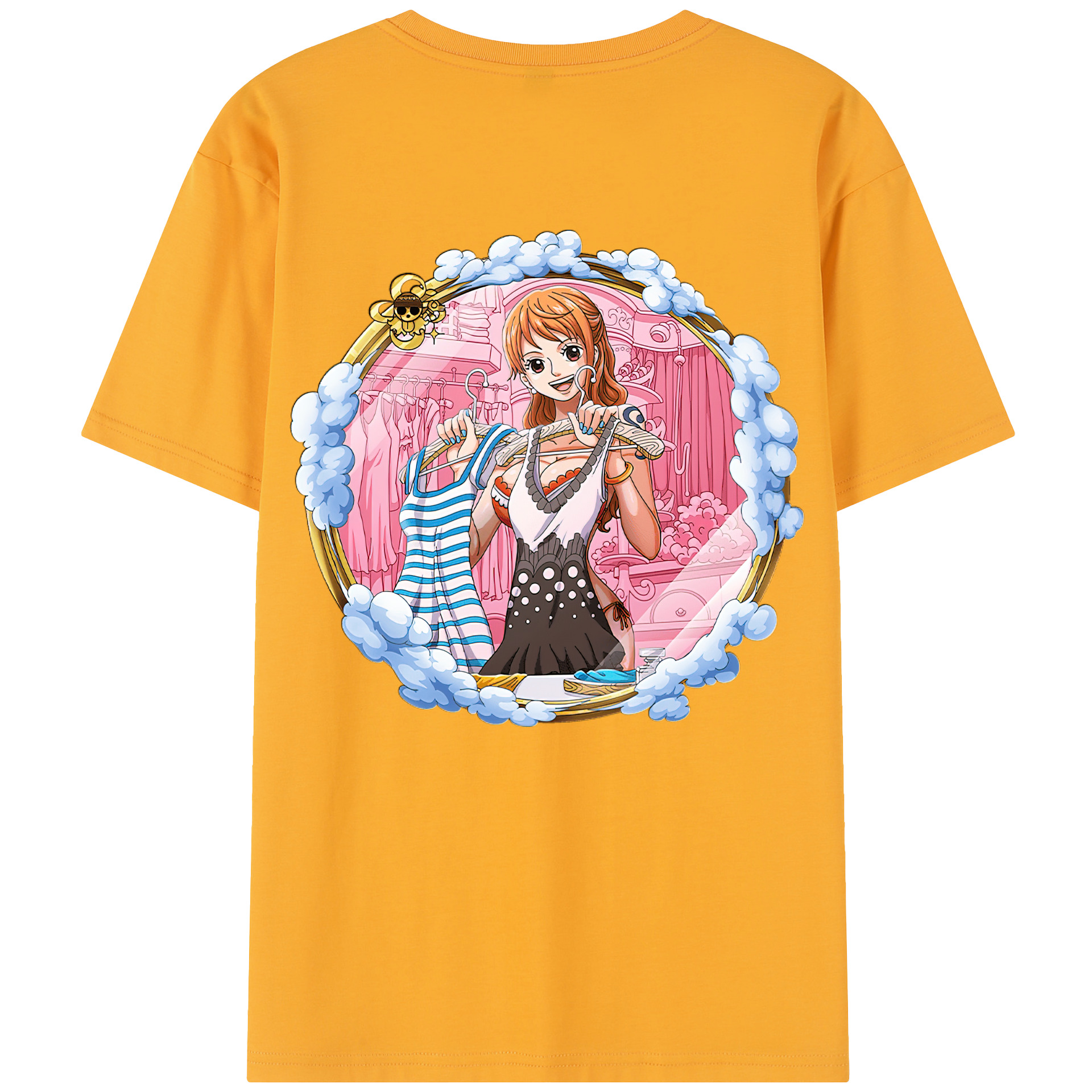 （画像用） ワンピース ナミ ONE PIECE Nami レディース半袖Tシャツ(バックプリント)