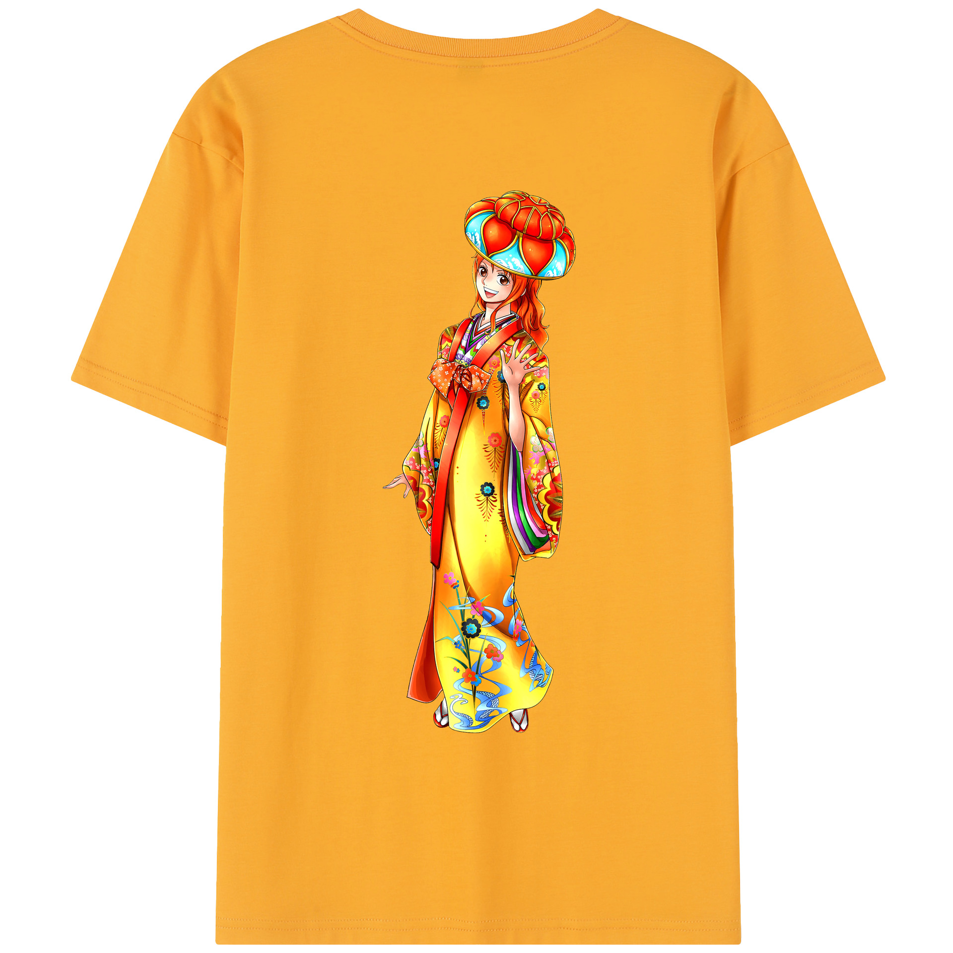 ワンピース ナミ ONE PIECE Nami レディース半袖Tシャツ(バックプリント)