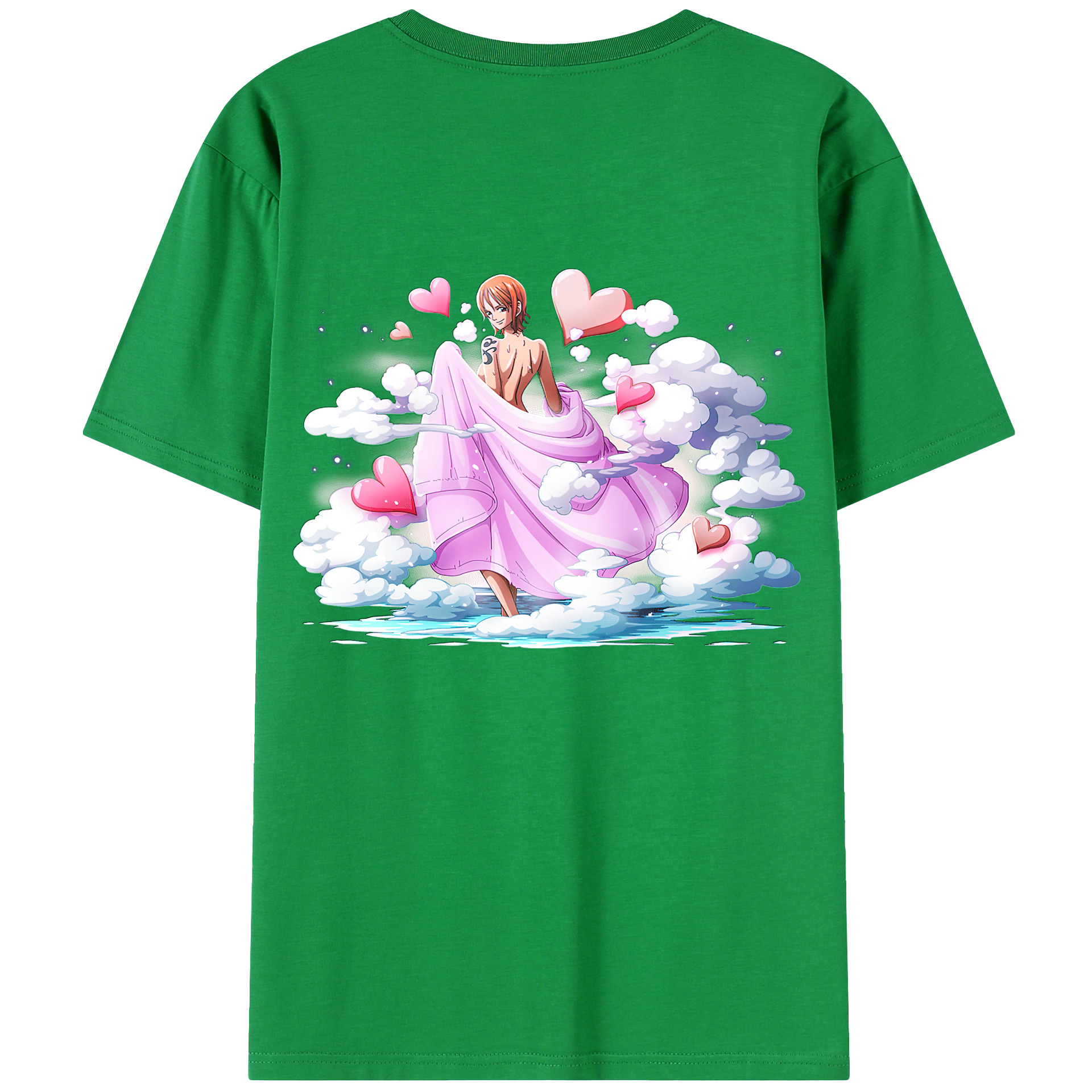 （画像用） ワンピース ナミ ONE PIECE Nami レディース半袖Tシャツ(バックプリント)