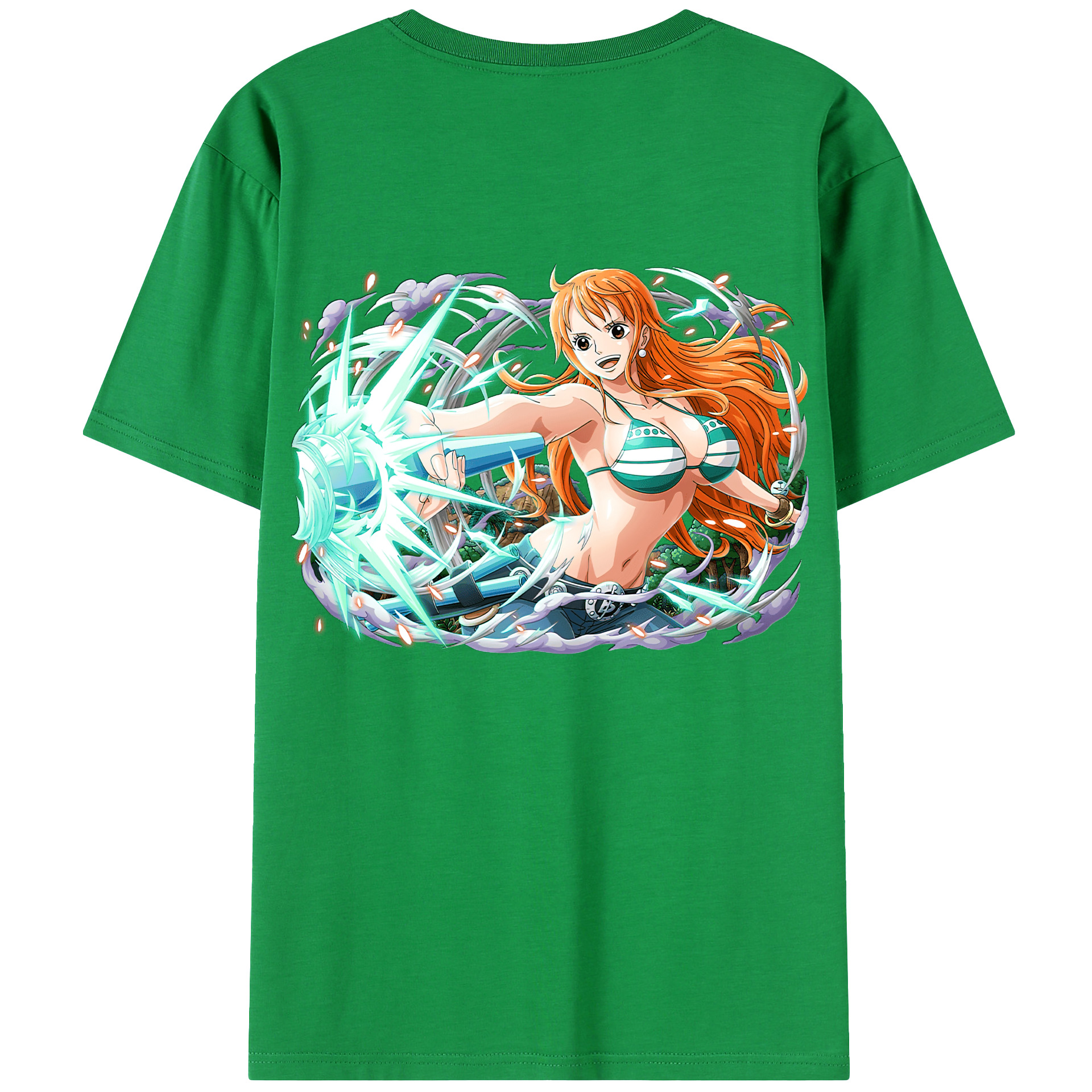 （画像用） ワンピース ナミ ONE PIECE Nami レディース半袖Tシャツ(バックプリント)