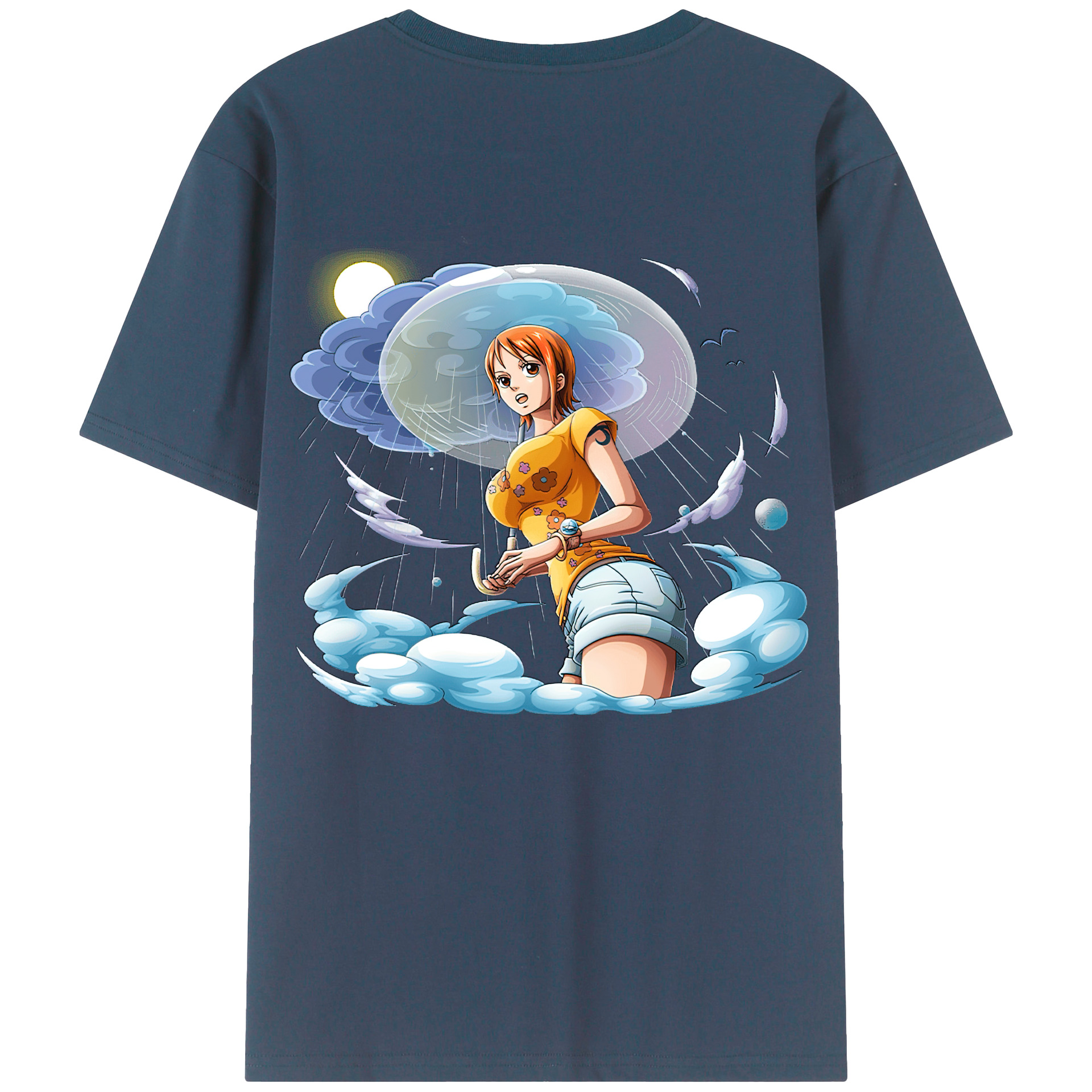 （画像用） ワンピース ナミ ONE PIECE Nami レディース半袖Tシャツ(バックプリント)