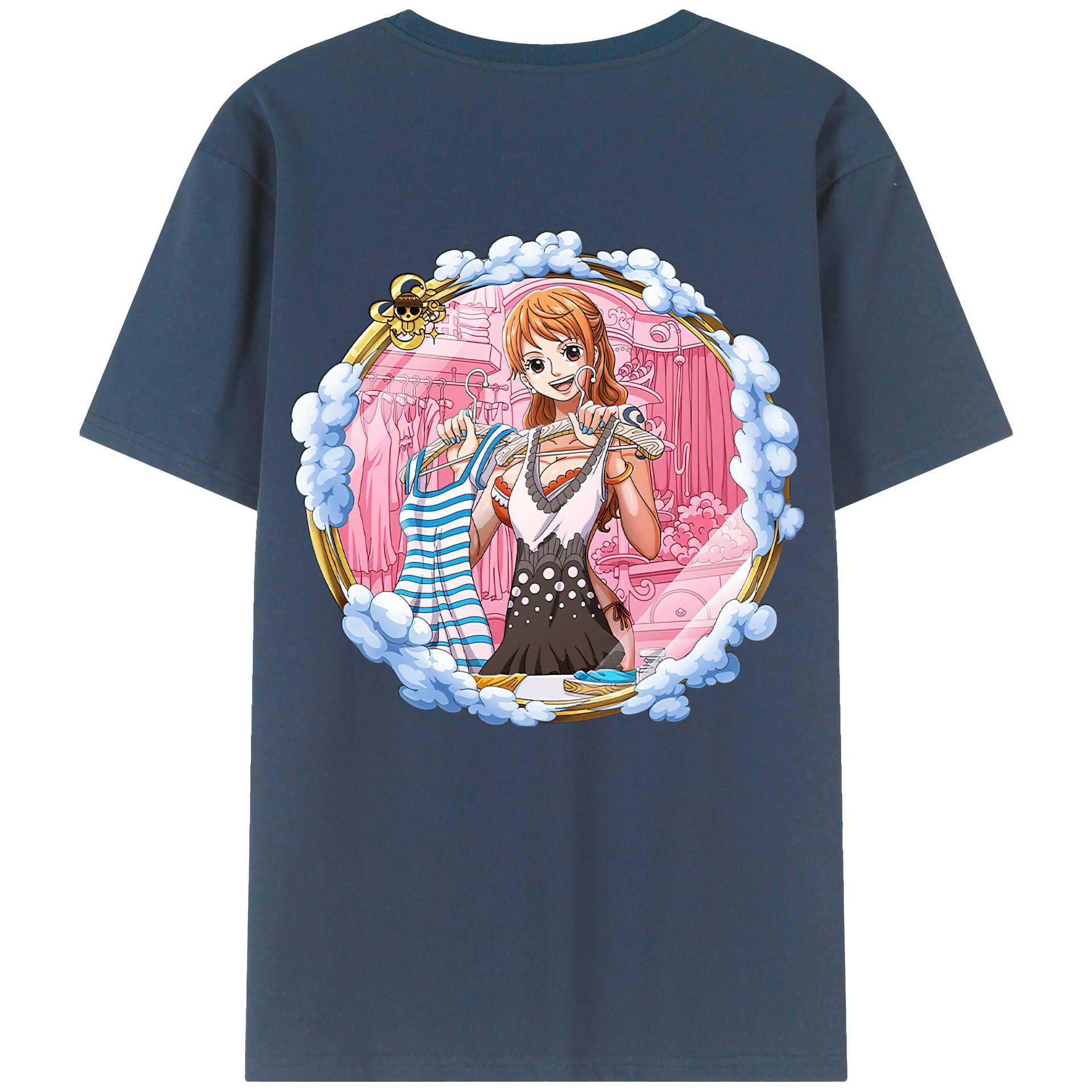 （画像用） ワンピース ナミ ONE PIECE Nami レディース半袖Tシャツ(バックプリント)