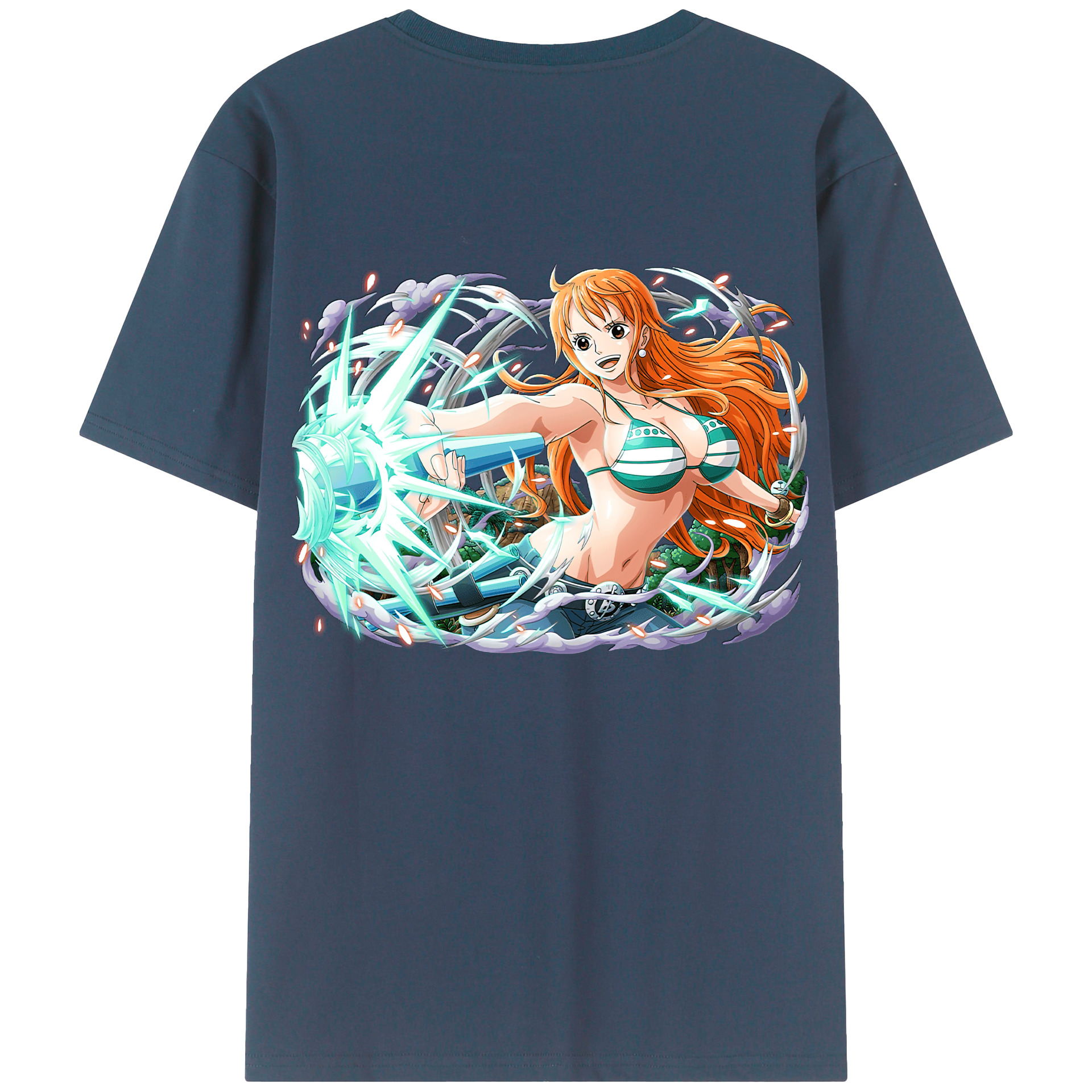 （画像用） ワンピース ナミ ONE PIECE Nami レディース半袖Tシャツ(バックプリント)