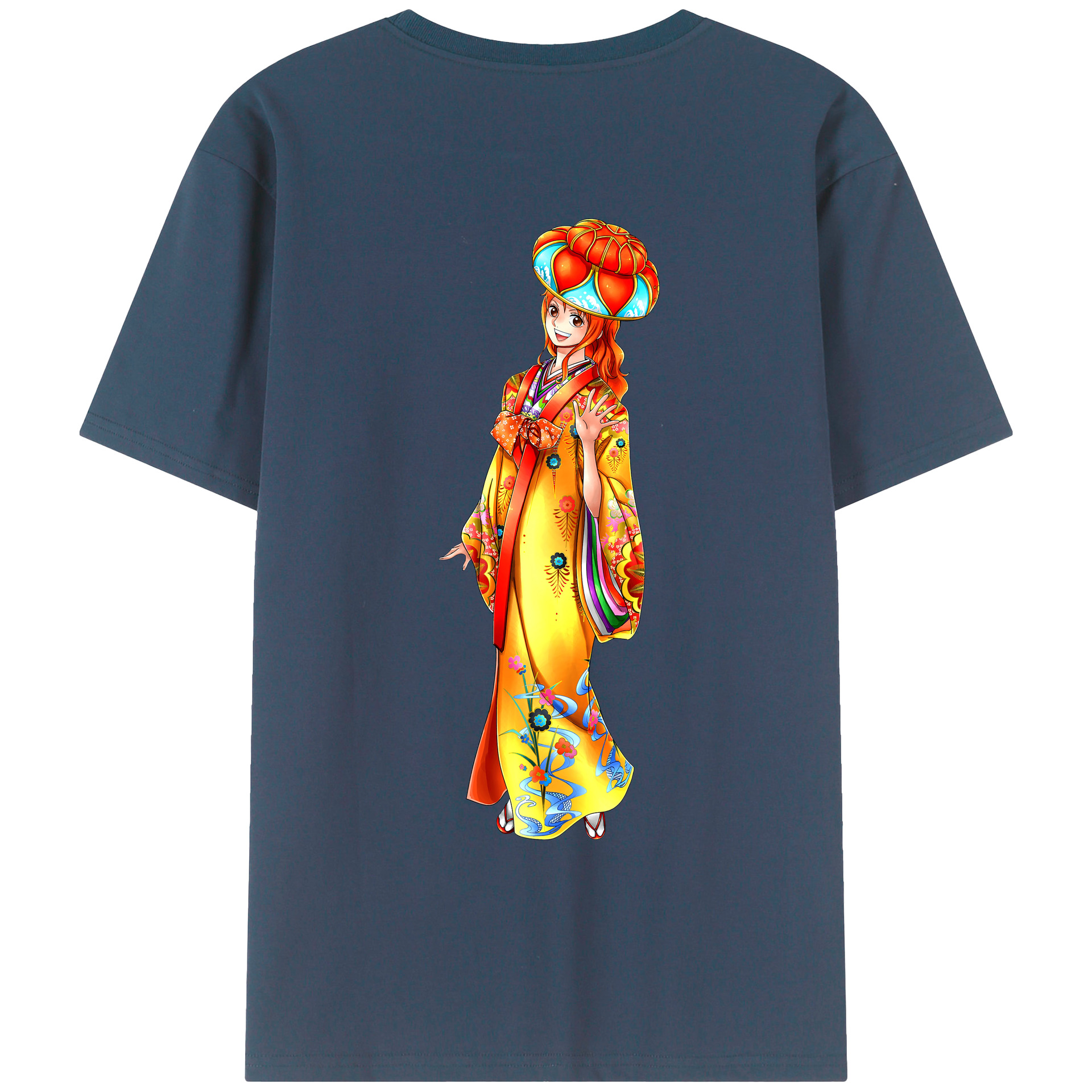ワンピース ナミ ONE PIECE Nami レディース半袖Tシャツ(バックプリント)