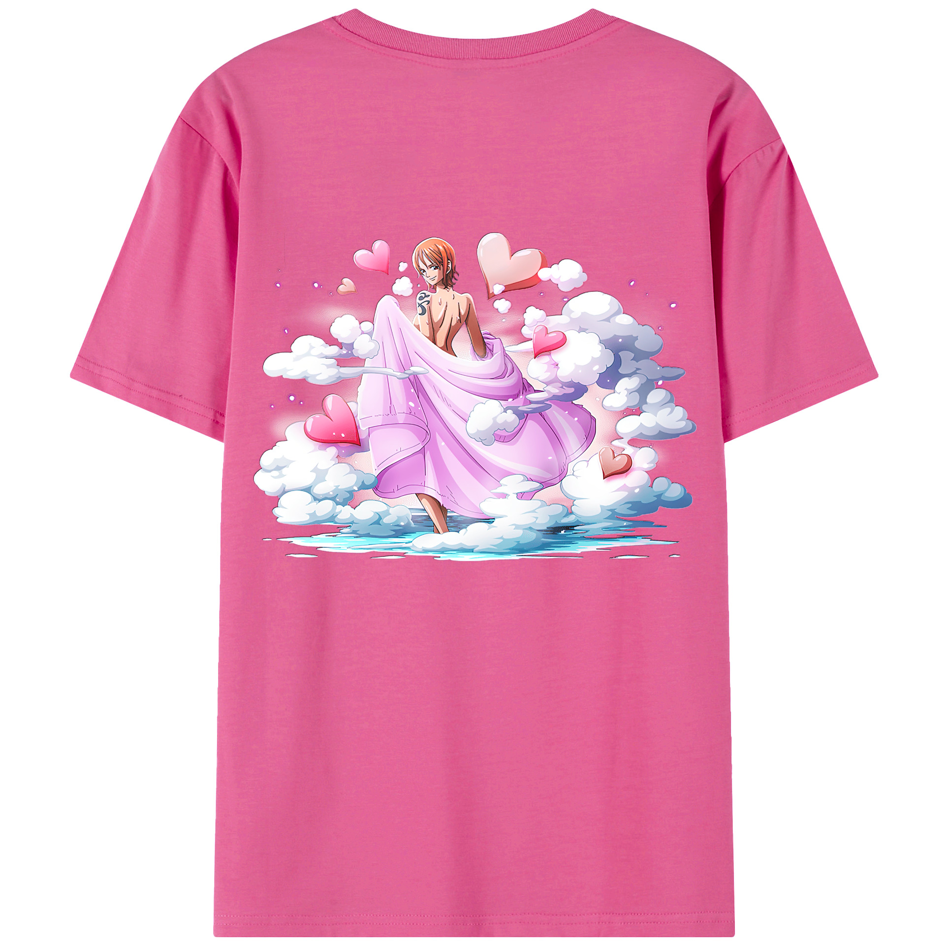（画像用） ワンピース ナミ ONE PIECE Nami レディース半袖Tシャツ(バックプリント)