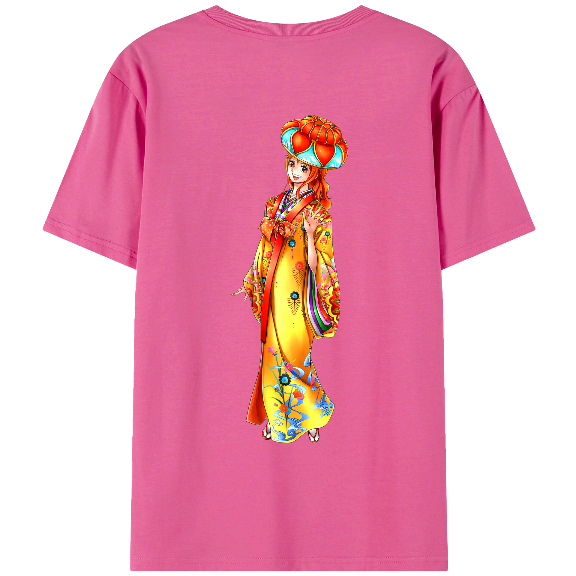 ワンピース ナミ ONE PIECE Nami レディース半袖Tシャツ(バックプリント)