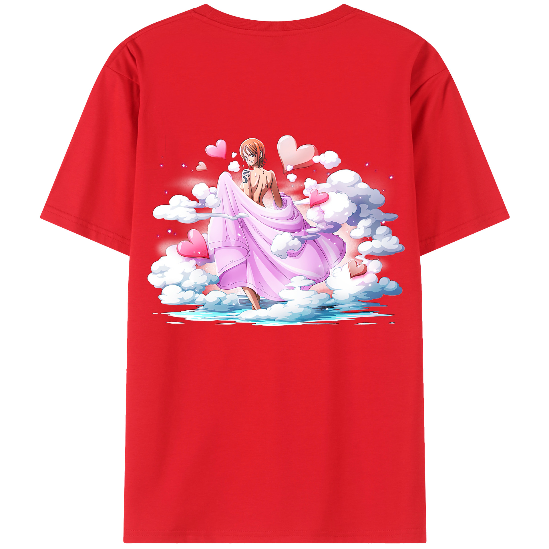 （画像用） ワンピース ナミ ONE PIECE Nami レディース半袖Tシャツ(バックプリント)