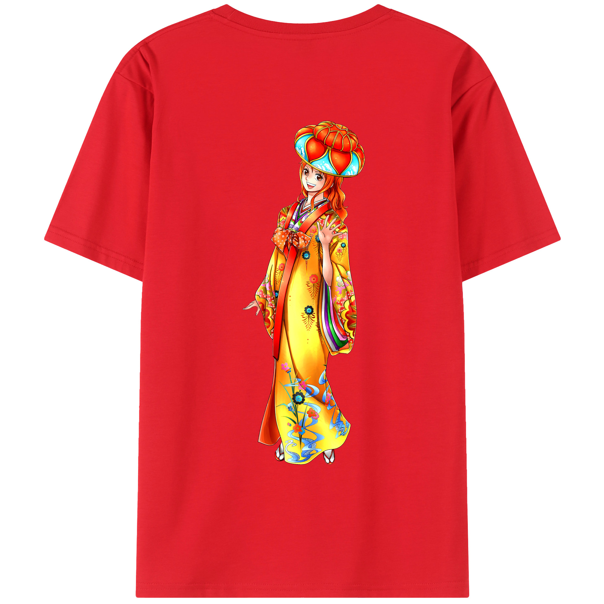 ワンピース ナミ ONE PIECE Nami レディース半袖Tシャツ(バックプリント)