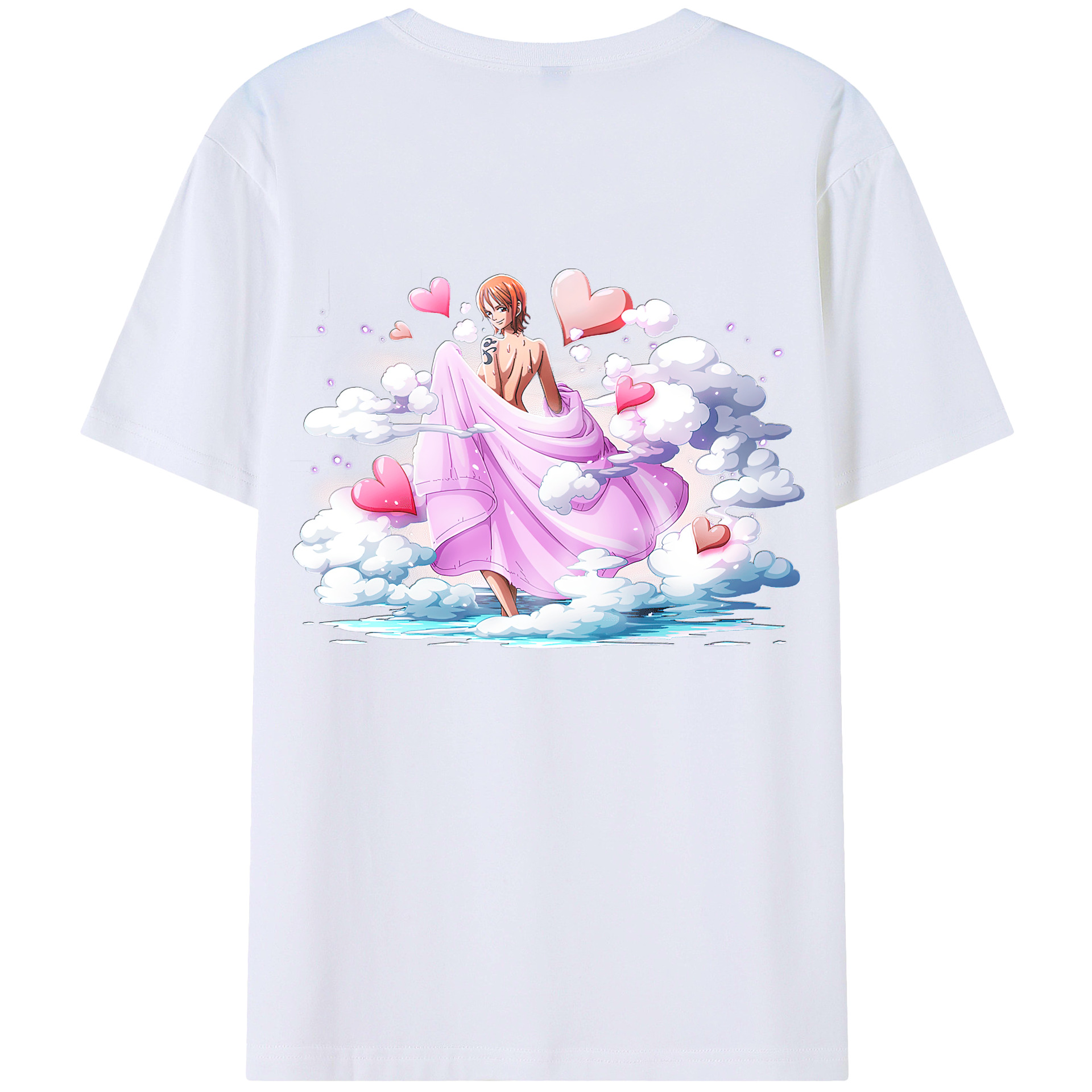 （画像用） ワンピース ナミ ONE PIECE Nami レディース半袖Tシャツ(バックプリント)