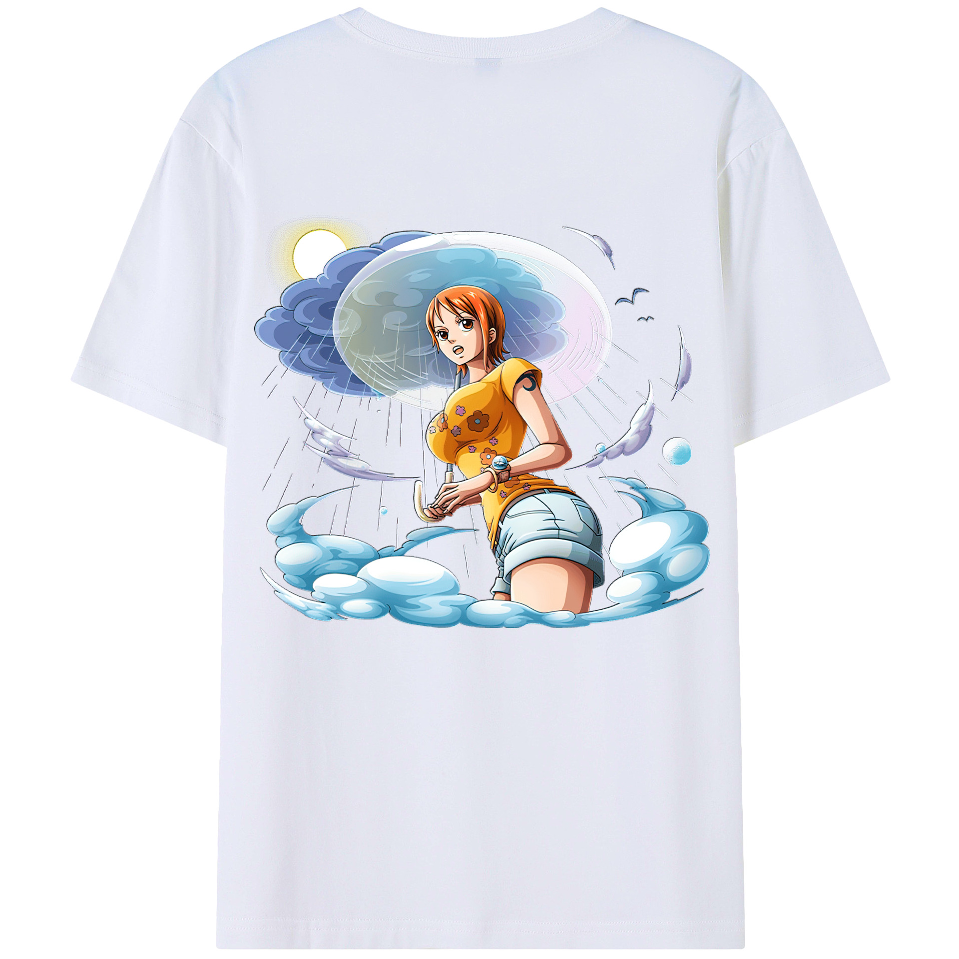 （画像用） ワンピース ナミ ONE PIECE Nami レディース半袖Tシャツ(バックプリント)