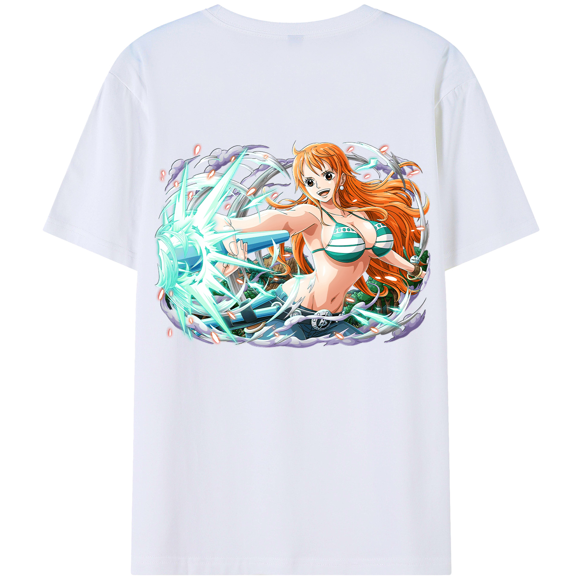 （画像用） ワンピース ナミ ONE PIECE Nami レディース半袖Tシャツ(バックプリント)