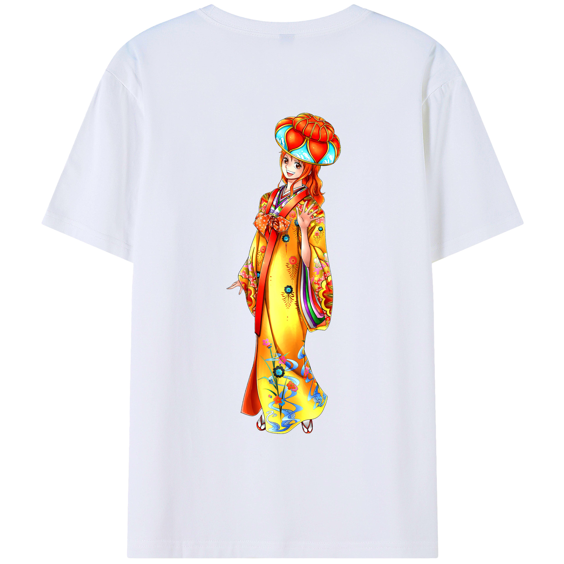 （画像用） ワンピース ナミ ONE PIECE Nami レディース半袖Tシャツ(バックプリント)