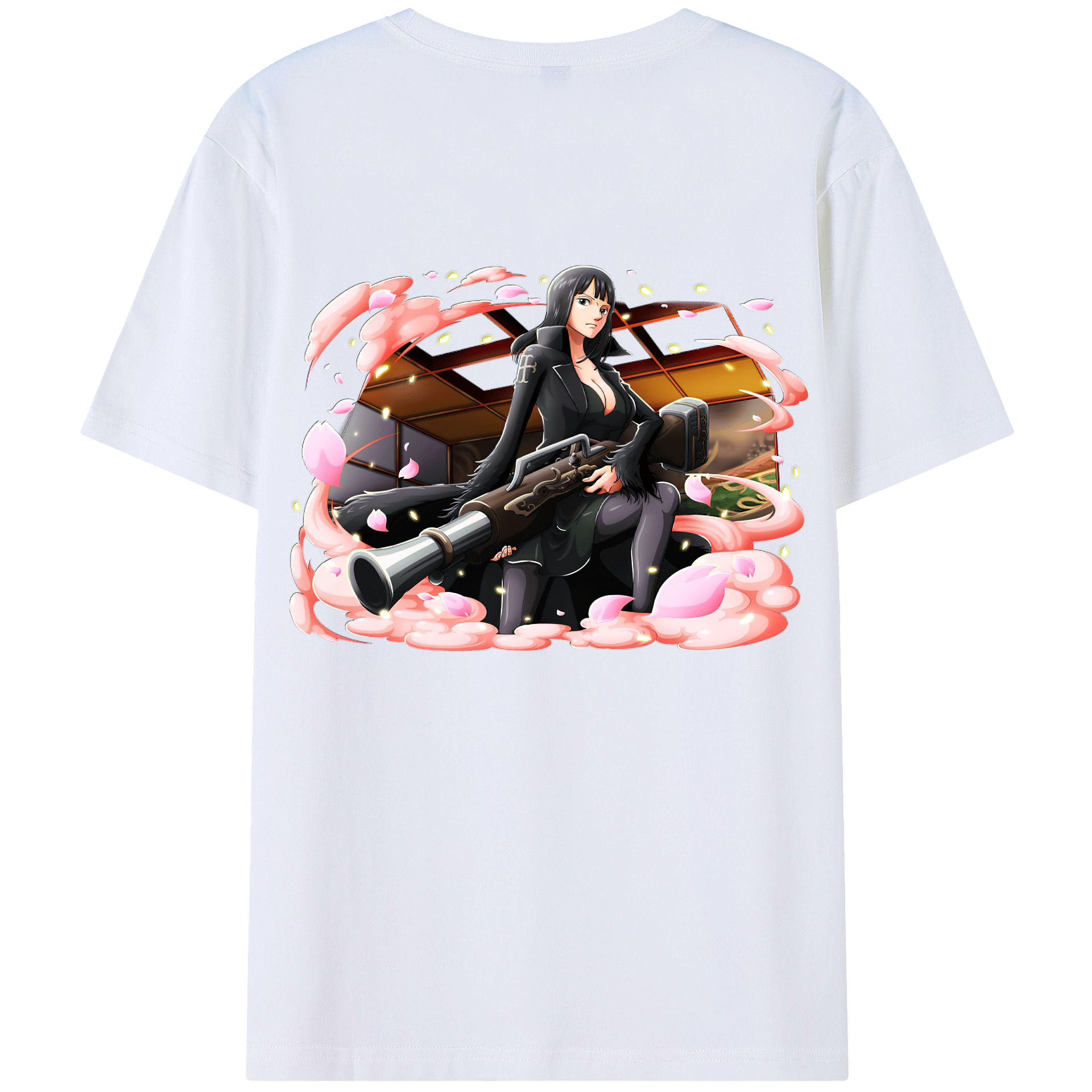 （画像用） ワンピース ニコ・ロビン ONE PIECE Nico Robin レディース半袖Tシャツ(バックプリント)