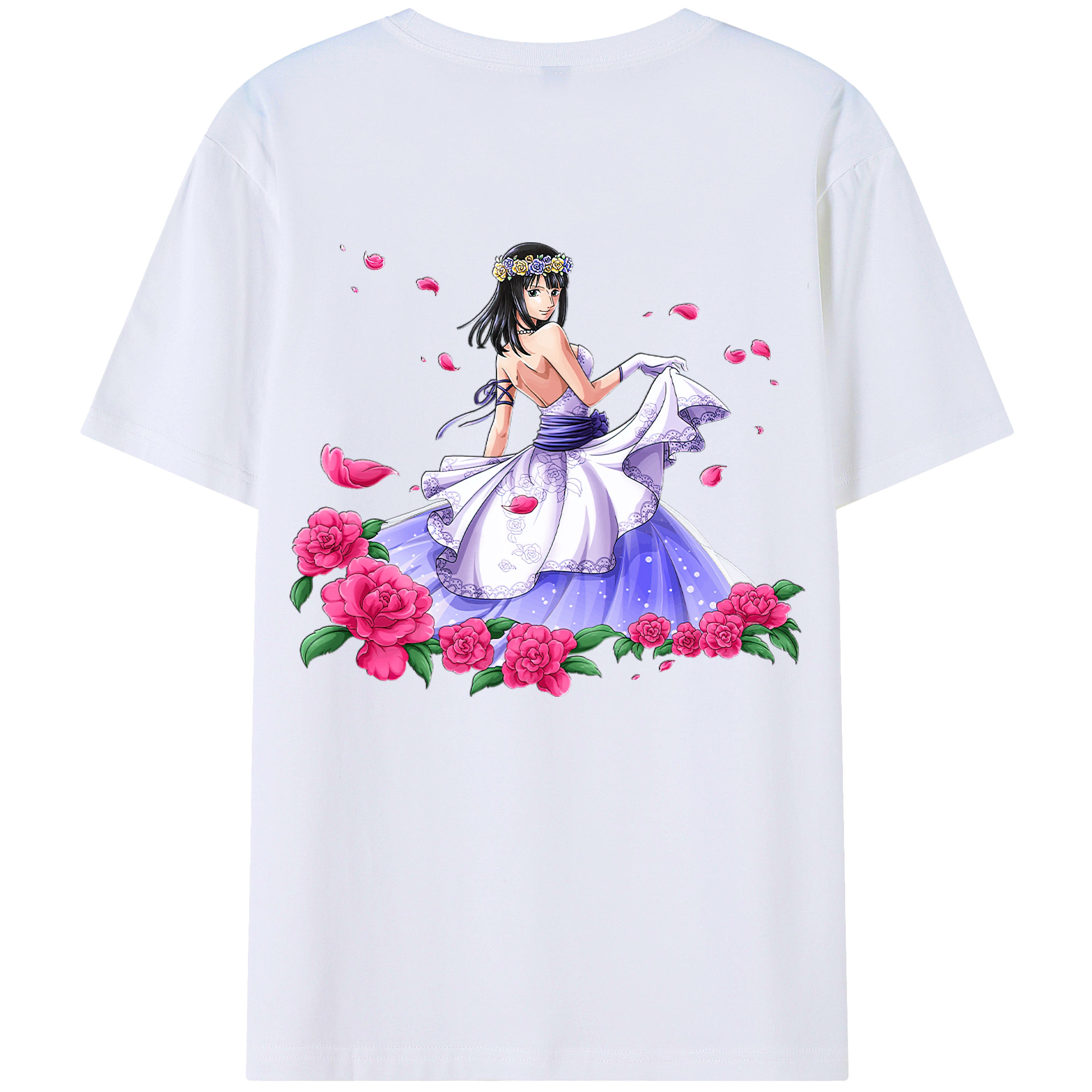 （画像用） ワンピース ニコ・ロビン ONE PIECE Nico Robin レディース半袖Tシャツ(バックプリント)