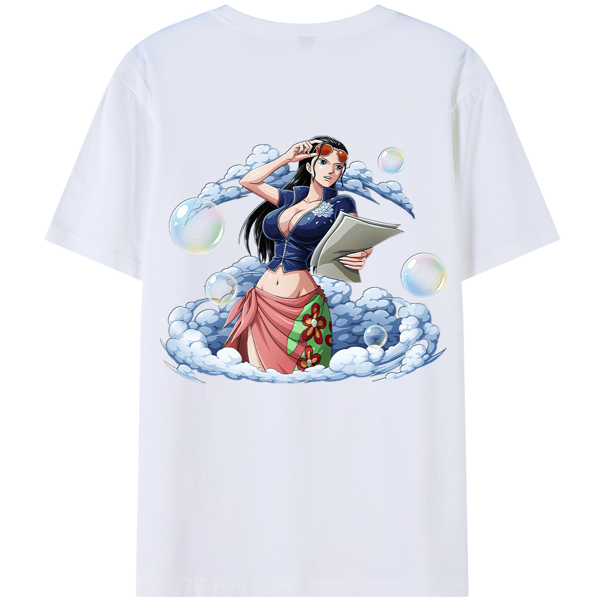 （画像用） ワンピース ニコ・ロビン ONE PIECE Nico Robin レディース半袖Tシャツ(バックプリント)