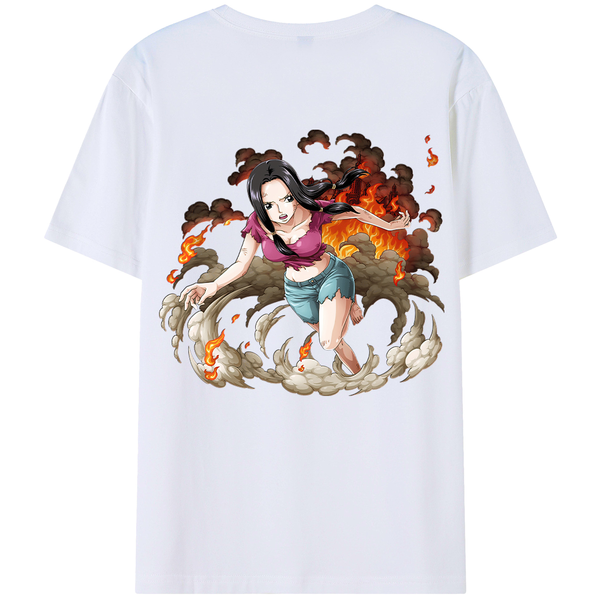（画像用） ワンピース ニコ・ロビン ONE PIECE Nico Robin レディース半袖Tシャツ(バックプリント)