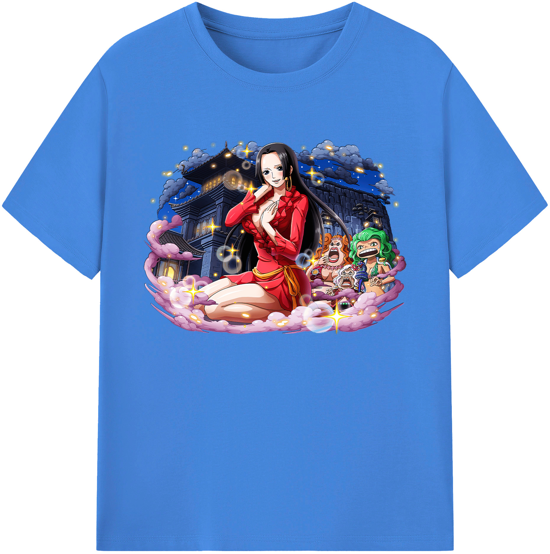 ワンピース ボア・ハンコック ONE PIECE Boa·Hancock 綿100％ メンズ半袖Tシャツ｜肌触りやわらか＆通気性