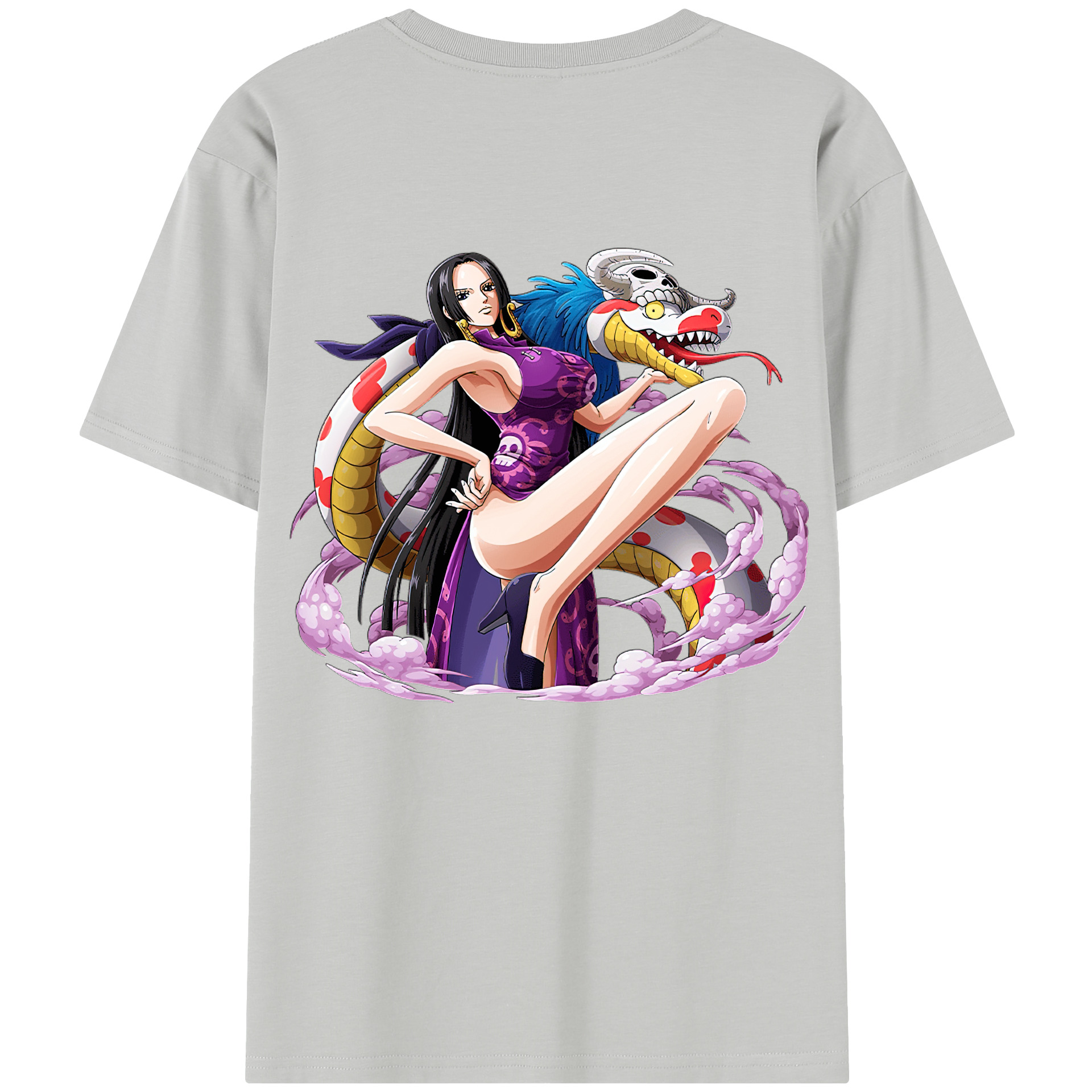 ワンピース ボア・ハンコック ONE PIECE Boa·Hancock レディース半袖Tシャツ(バックプリント)