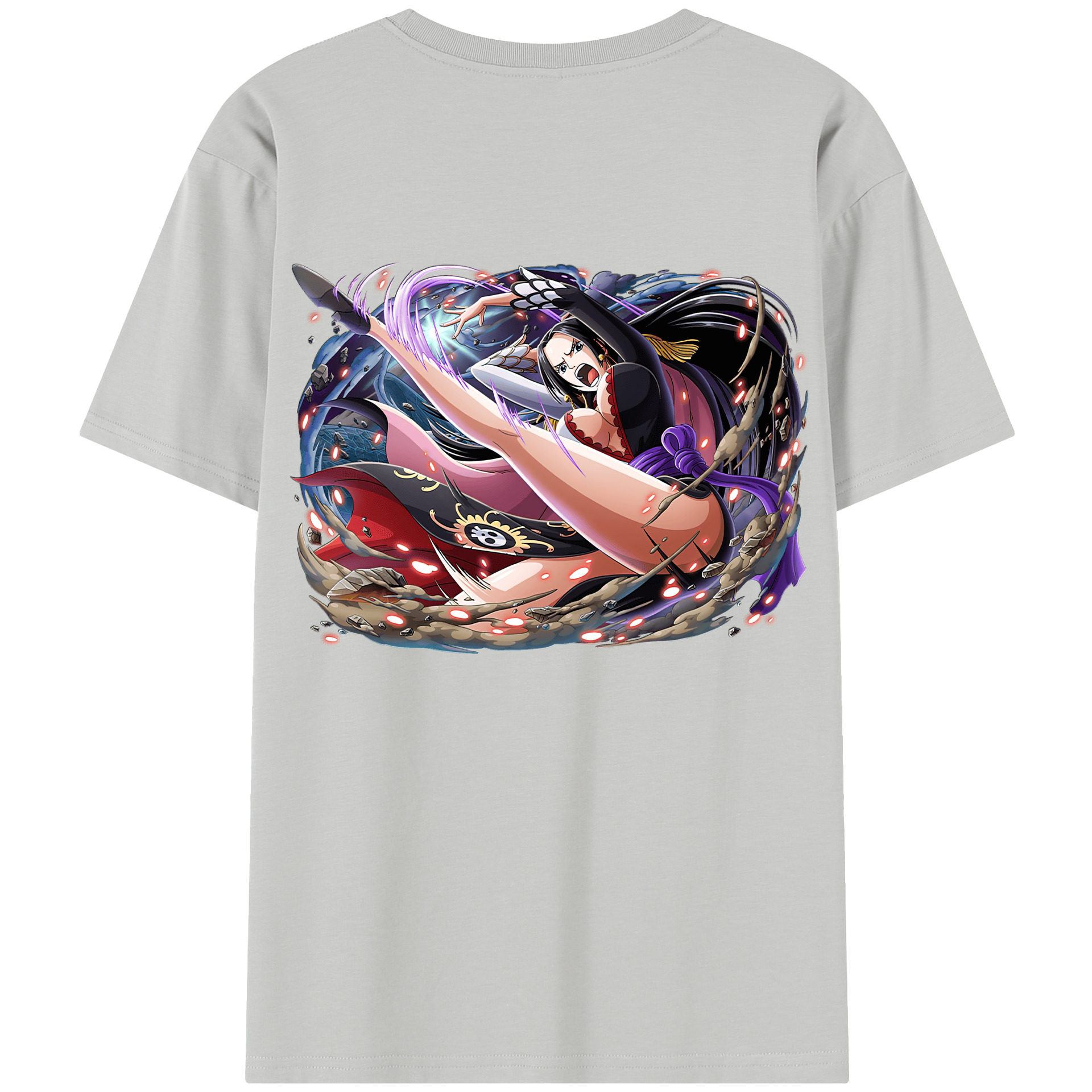 ワンピース ボア・ハンコック ONE PIECE Boa·Hancock レディース半袖Tシャツ(バックプリント)