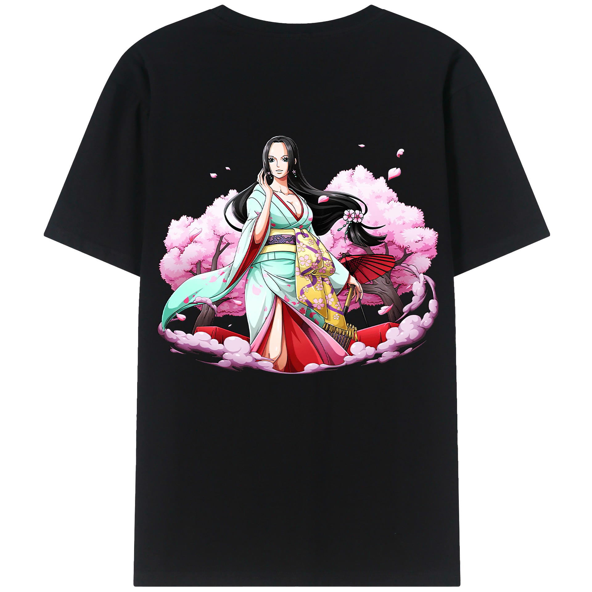 ワンピース ボア・ハンコック ONE PIECE Boa·Hancock レディース半袖Tシャツ(バックプリント)