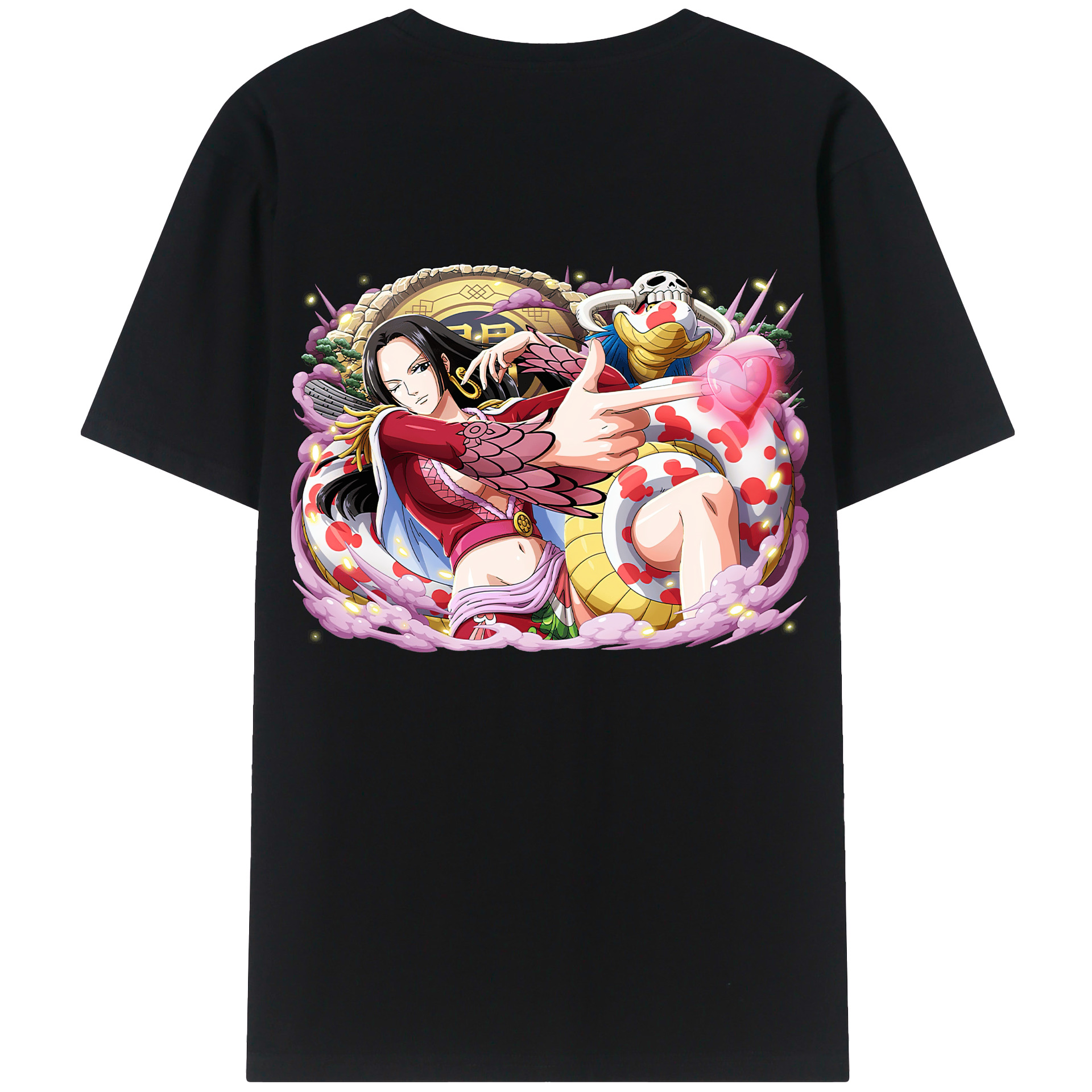 ワンピース ボア・ハンコック ONE PIECE Boa·Hancock レディース半袖Tシャツ(バックプリント)