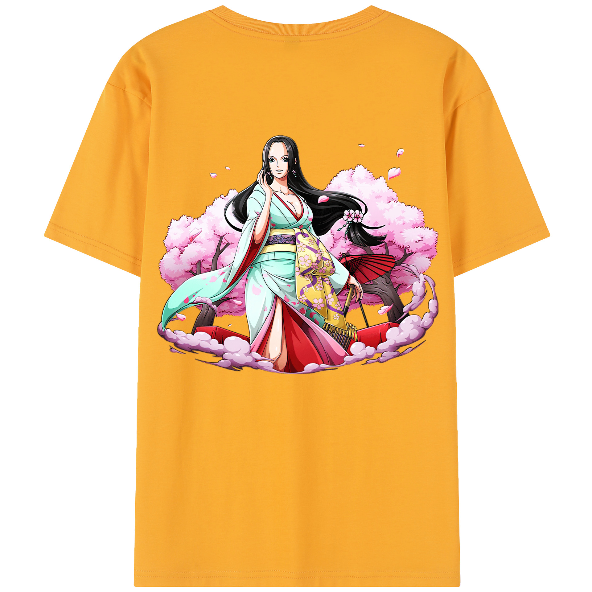 ワンピース ボア・ハンコック ONE PIECE Boa·Hancock レディース半袖Tシャツ(バックプリント)