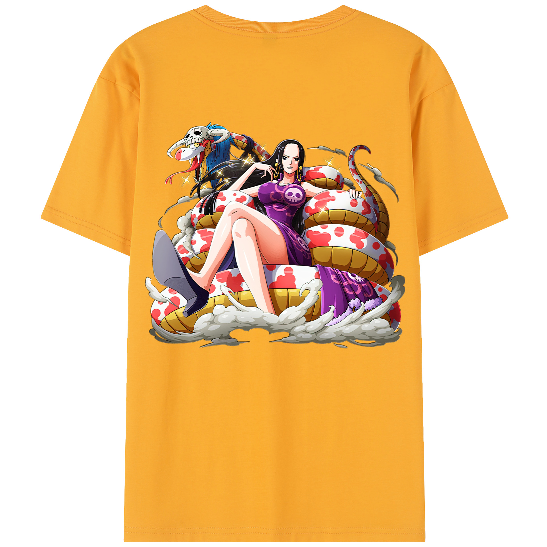 ワンピース ボア・ハンコック ONE PIECE Boa·Hancock レディース半袖Tシャツ(バックプリント)